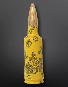 Bubbling smiles bullet - figurative sculpture