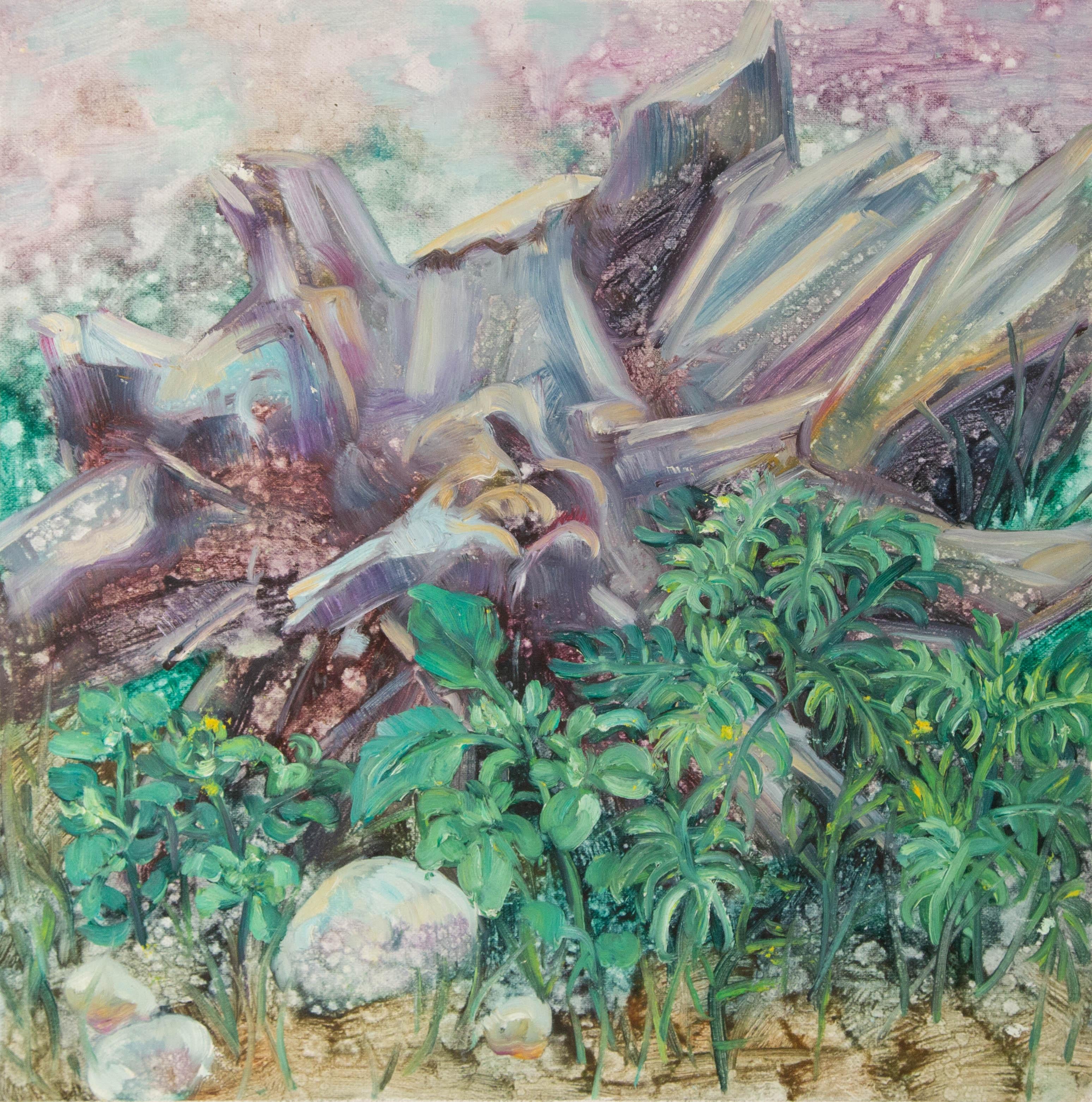  Title: Ducks and Geese III
 Medium: Oil on canvas
 Size: 19.25 x 19.25 inches
 Frame: Framing options available!
 Condition: The painting appears to be in excellent condition.
 Note: This painting is unstretched, shipped rolled unless