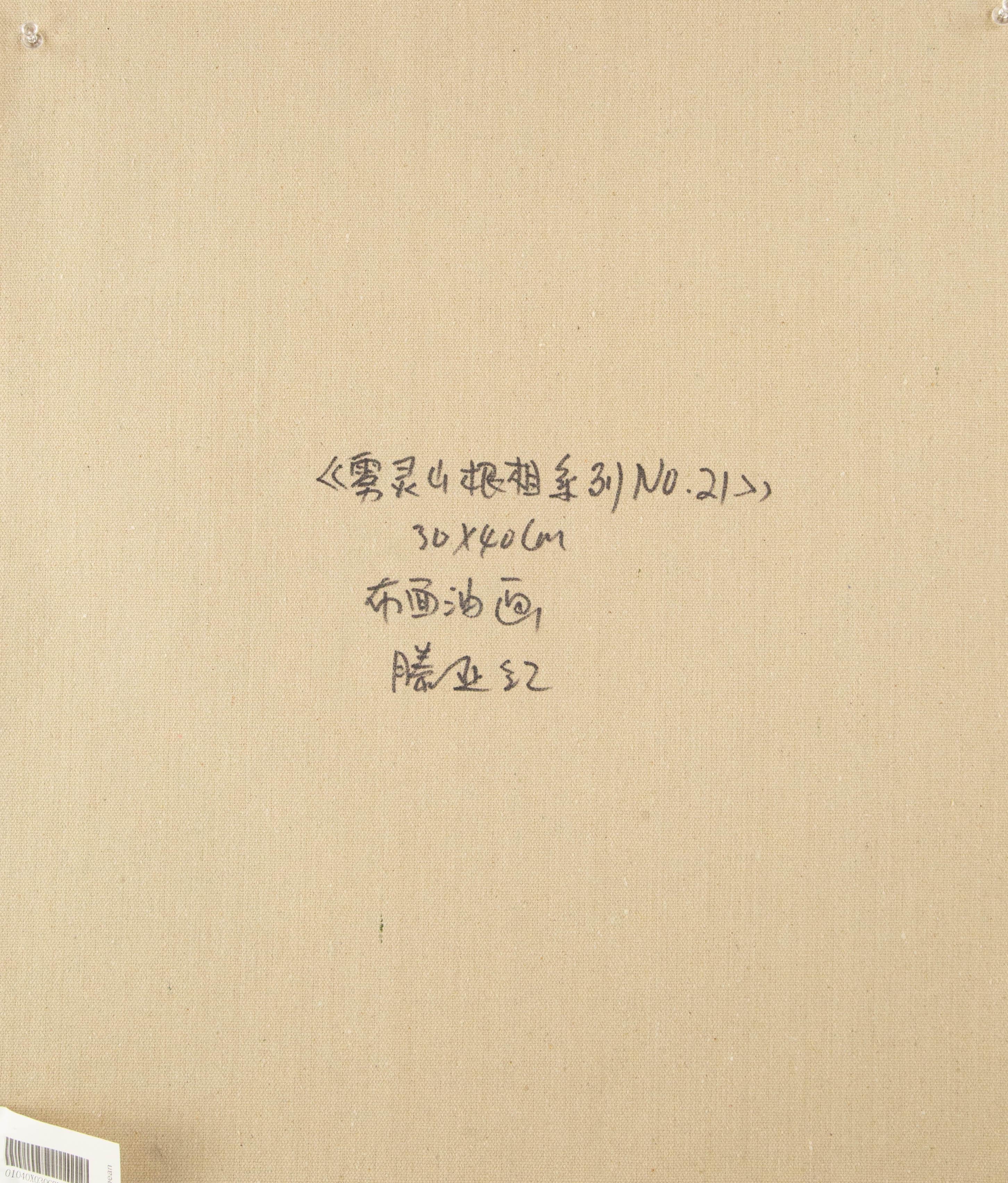 Yahong Teng Pittura ad olio astratta originale 