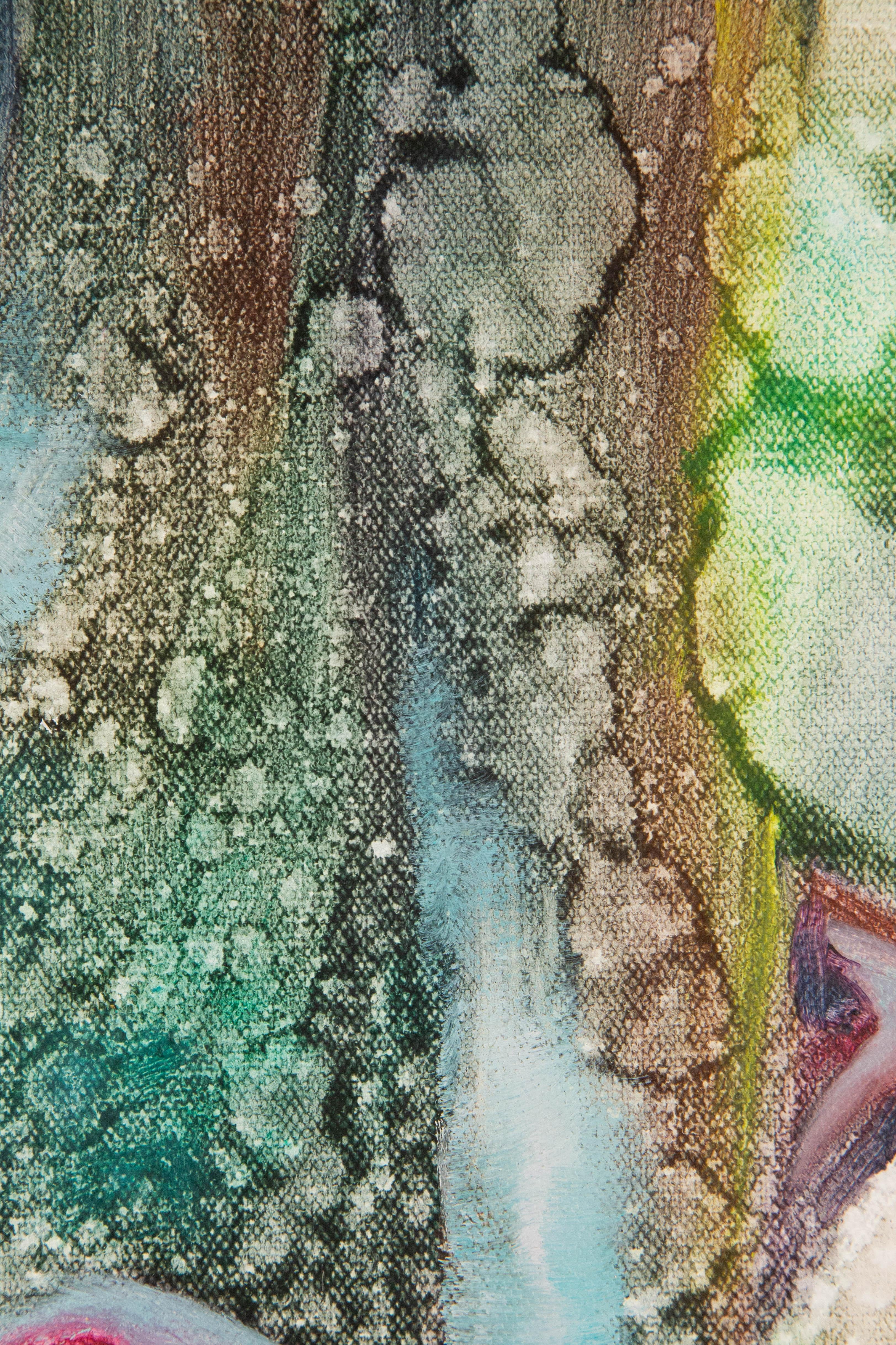 Yahong Teng Pittura ad olio astratta originale 