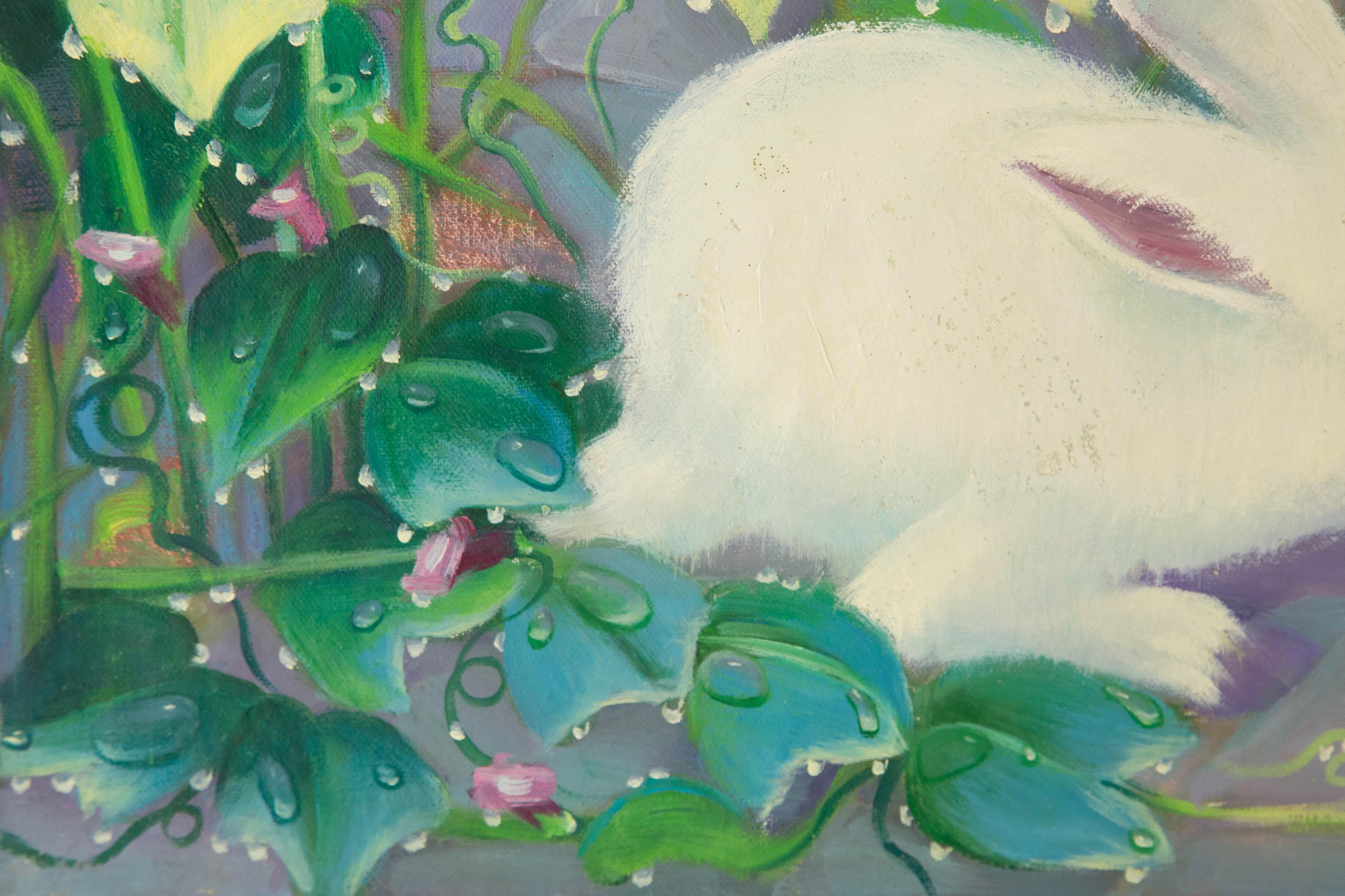 Yahong Teng Tier Original Acryl auf Leinwand 