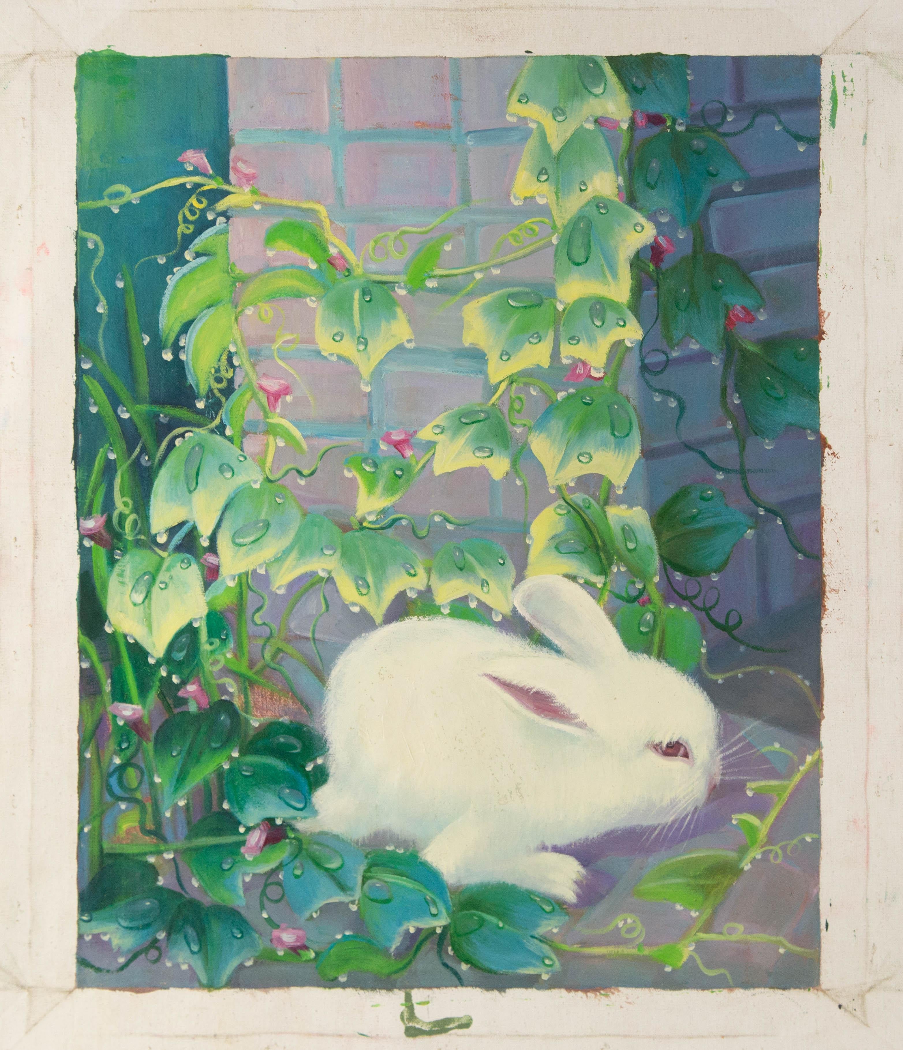 Yahong Teng Tier Original Acryl auf Leinwand 