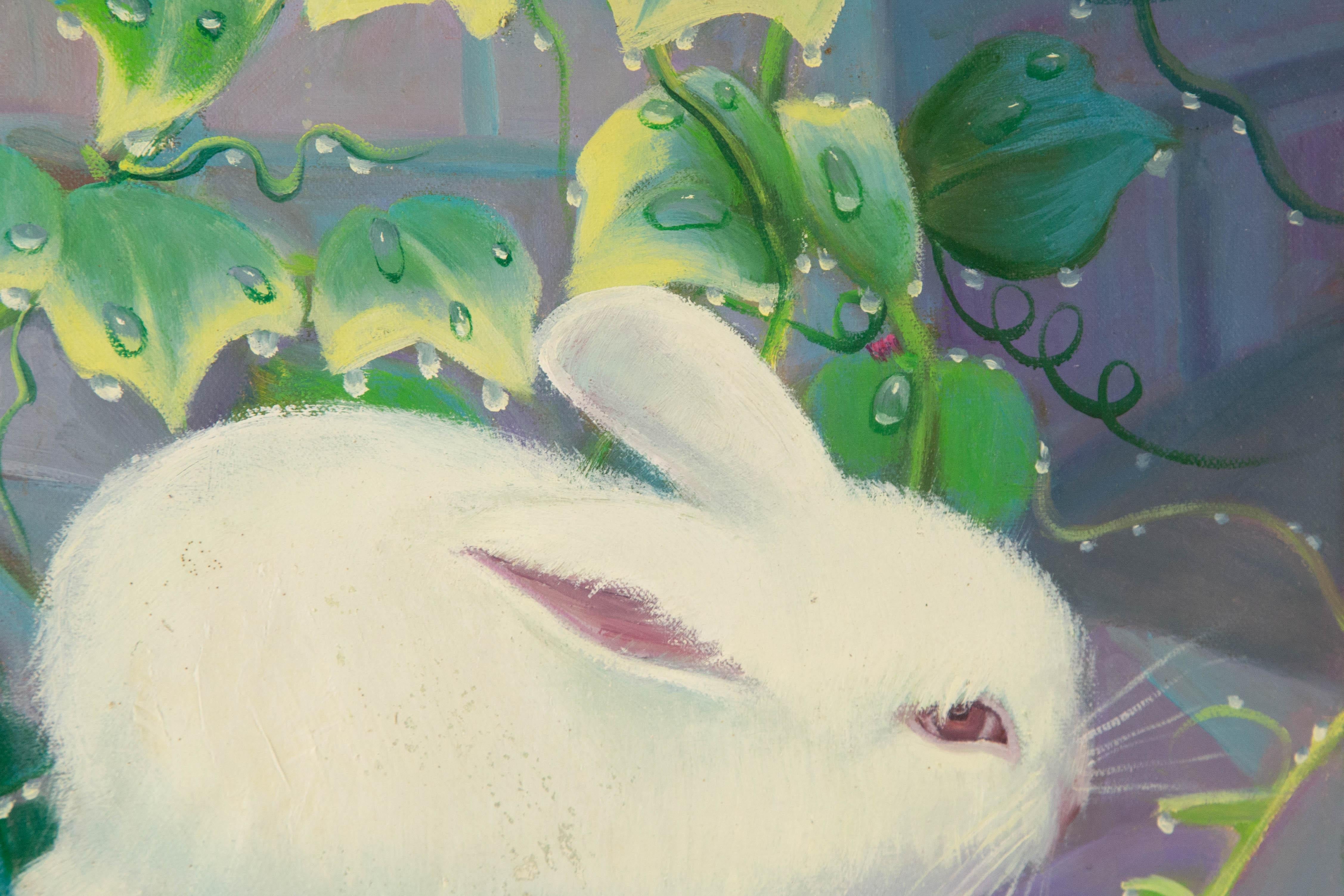 Yahong Teng Tier Original Acryl auf Leinwand 