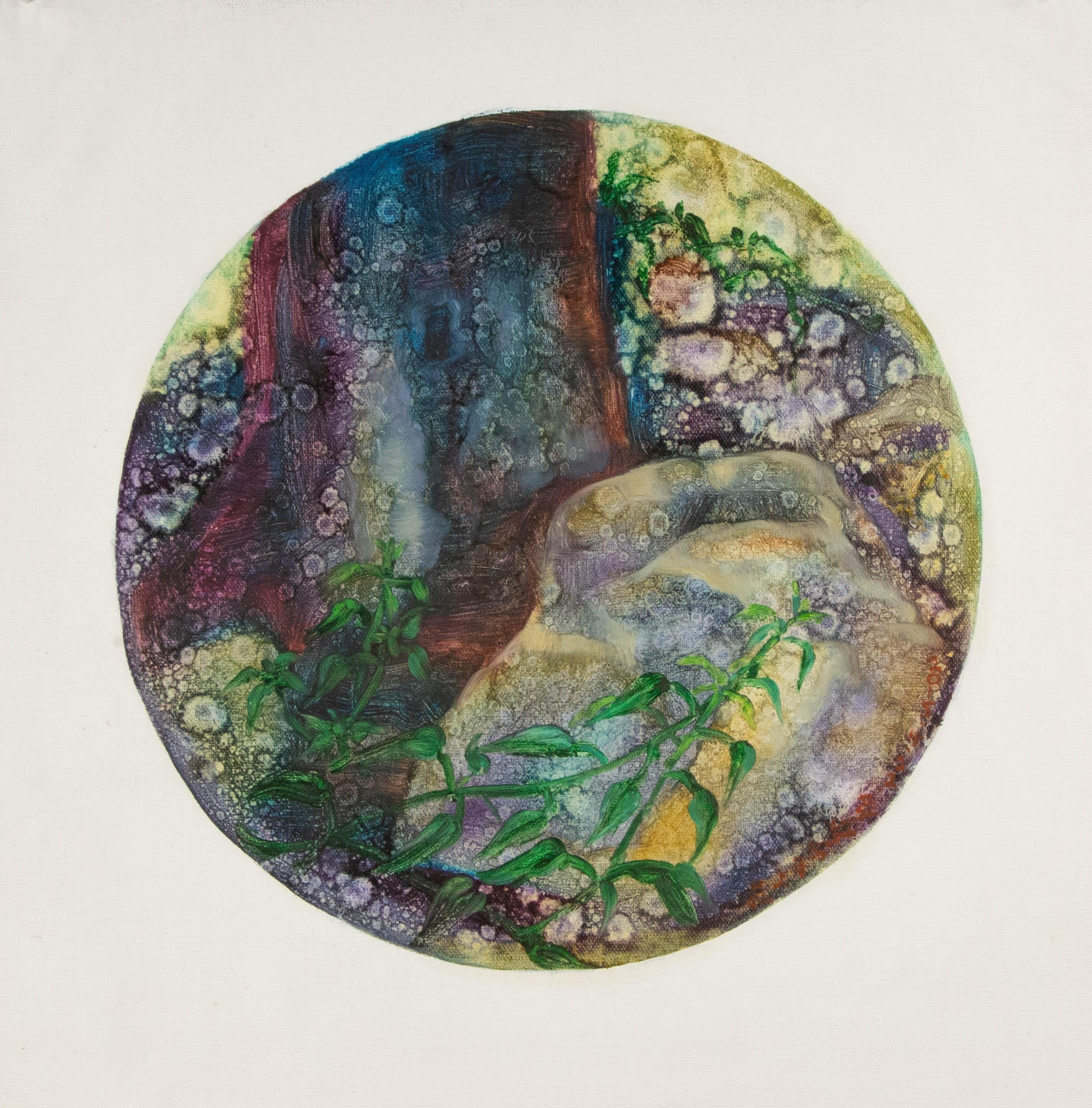 Yahong Teng Contemporary Original Öl auf Leinwand 