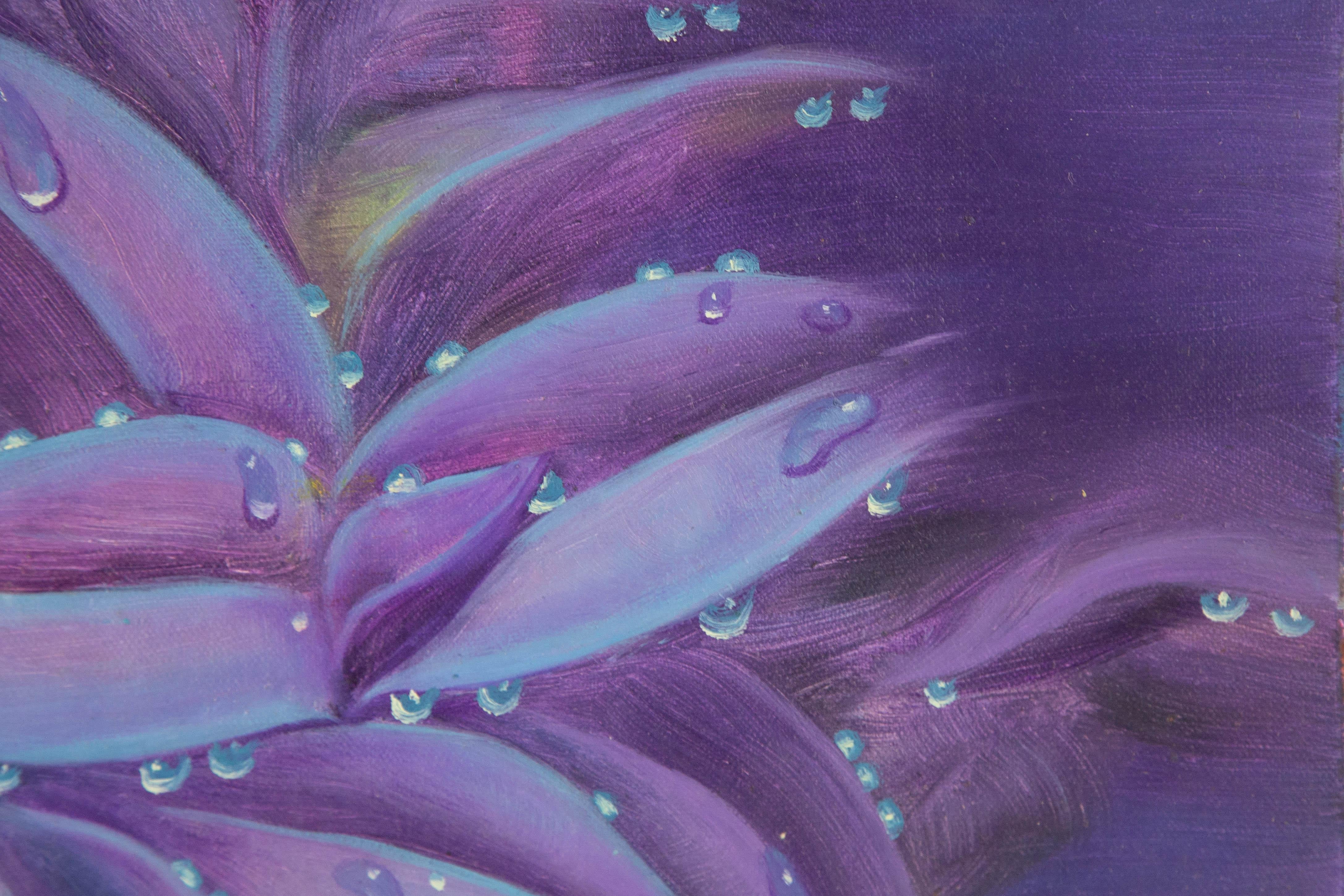 Yahong Teng Floral Original Oil On Canvas 