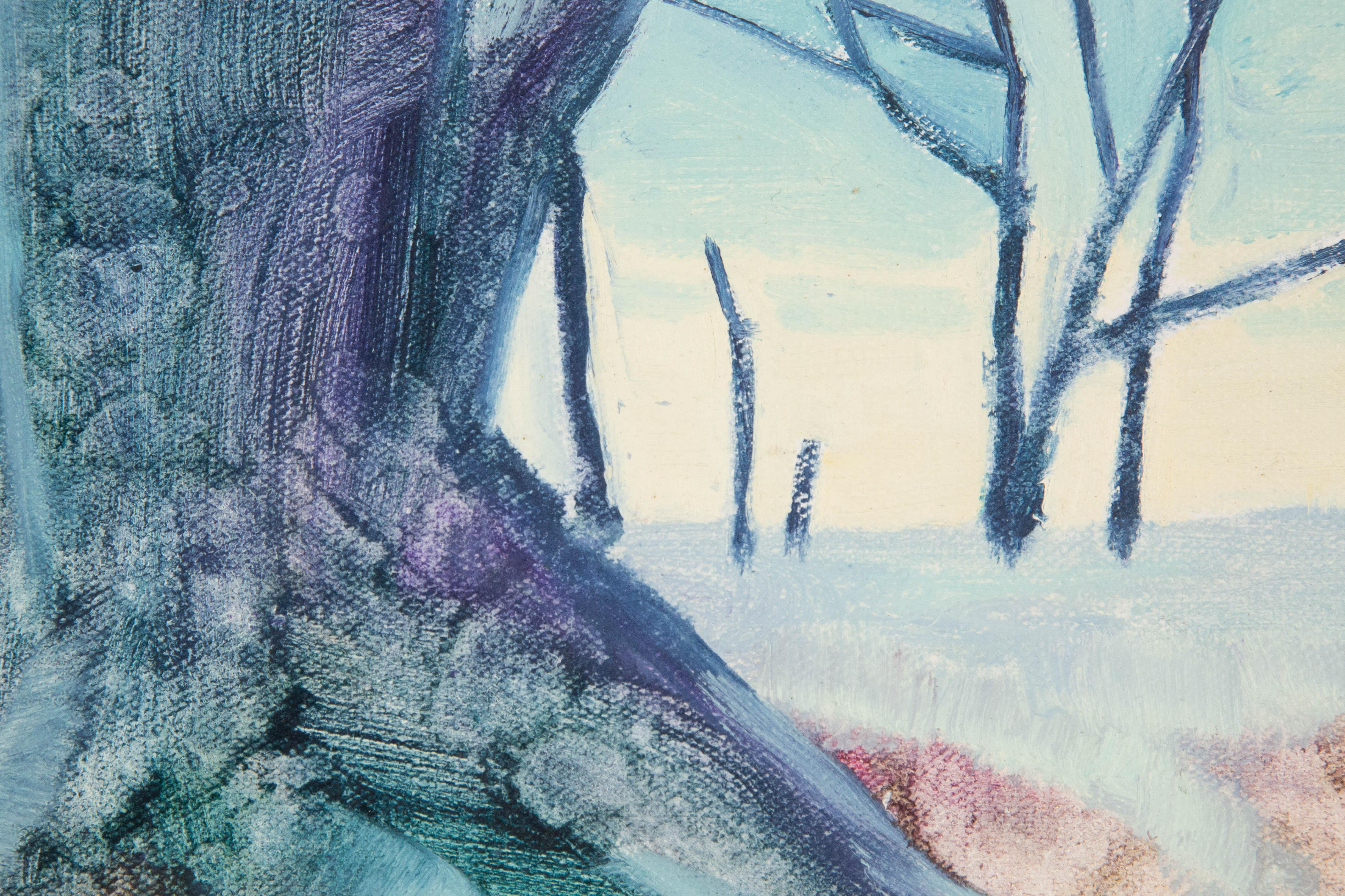 Yahong Teng Landscape Original Oil On Canvas 