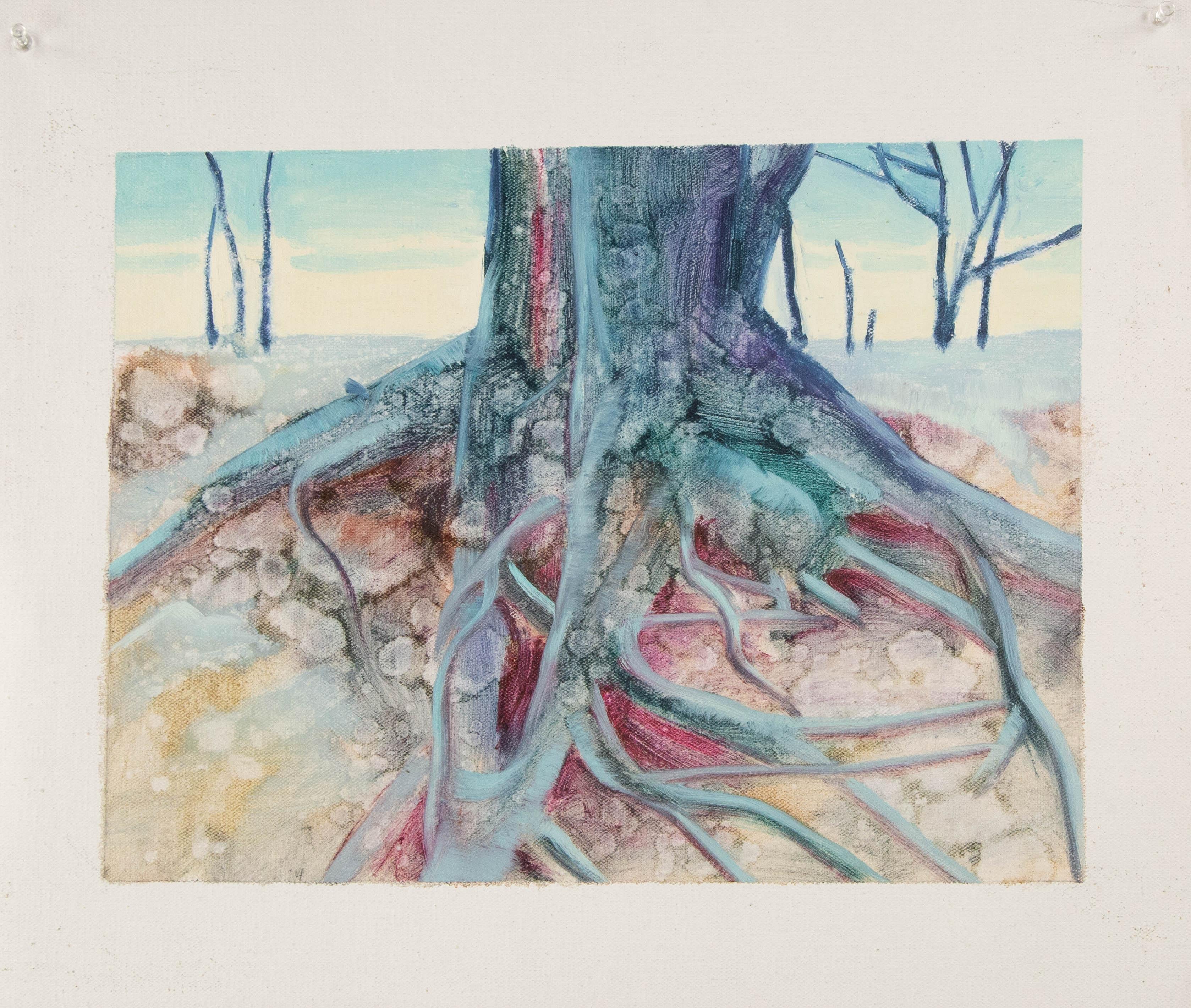 Yahong Teng Landscape Original Oil On Canvas 
