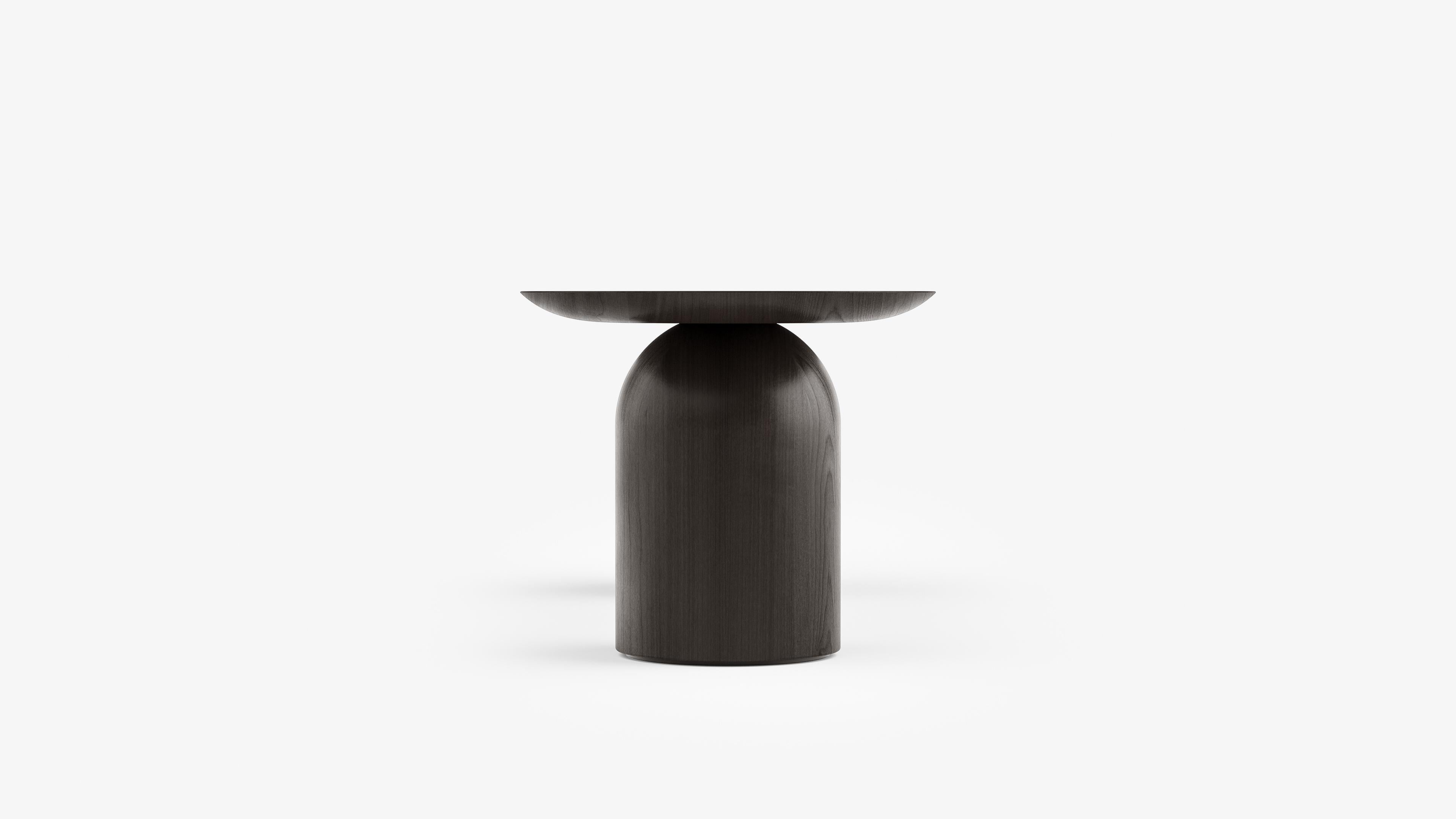 Moderno Panchina contemporanea YAKI in Oak bruciato in vendita
