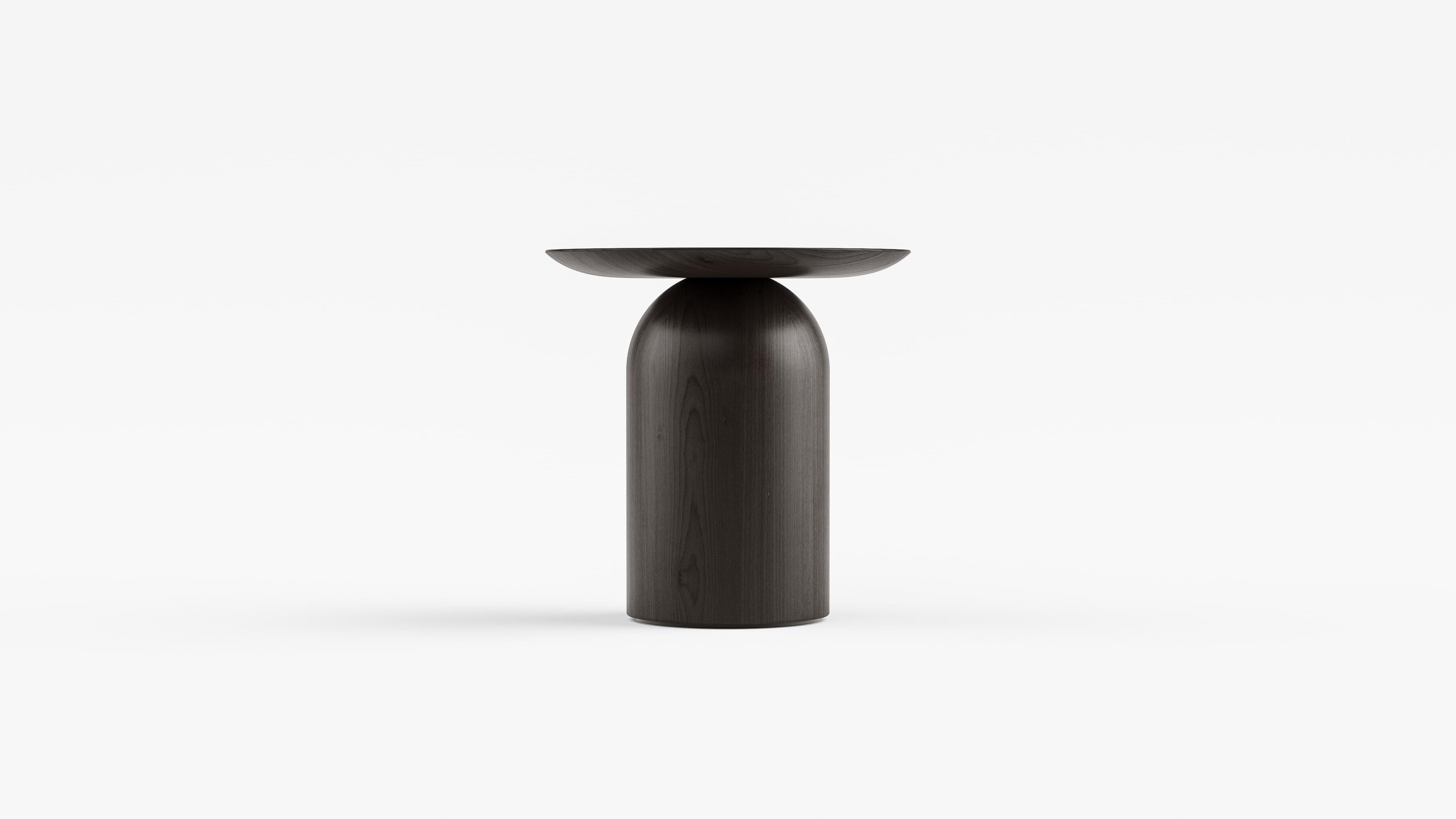 Italian Yaki Contemporary Stool in Charred Oak  For Sale