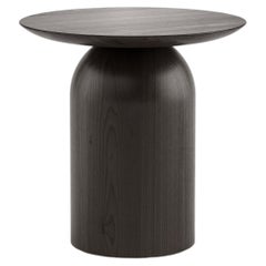Yaki Contemporary Stool in Charred Oak by Henri Canivez
