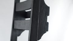 Yakisugi Schwarzer Chapel Chair aus Eiche von Seven Cedars Co Esszimmerstuhl