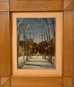 "White night in Tsar" Russia, summer, Oil cm. 32 x 43 1983