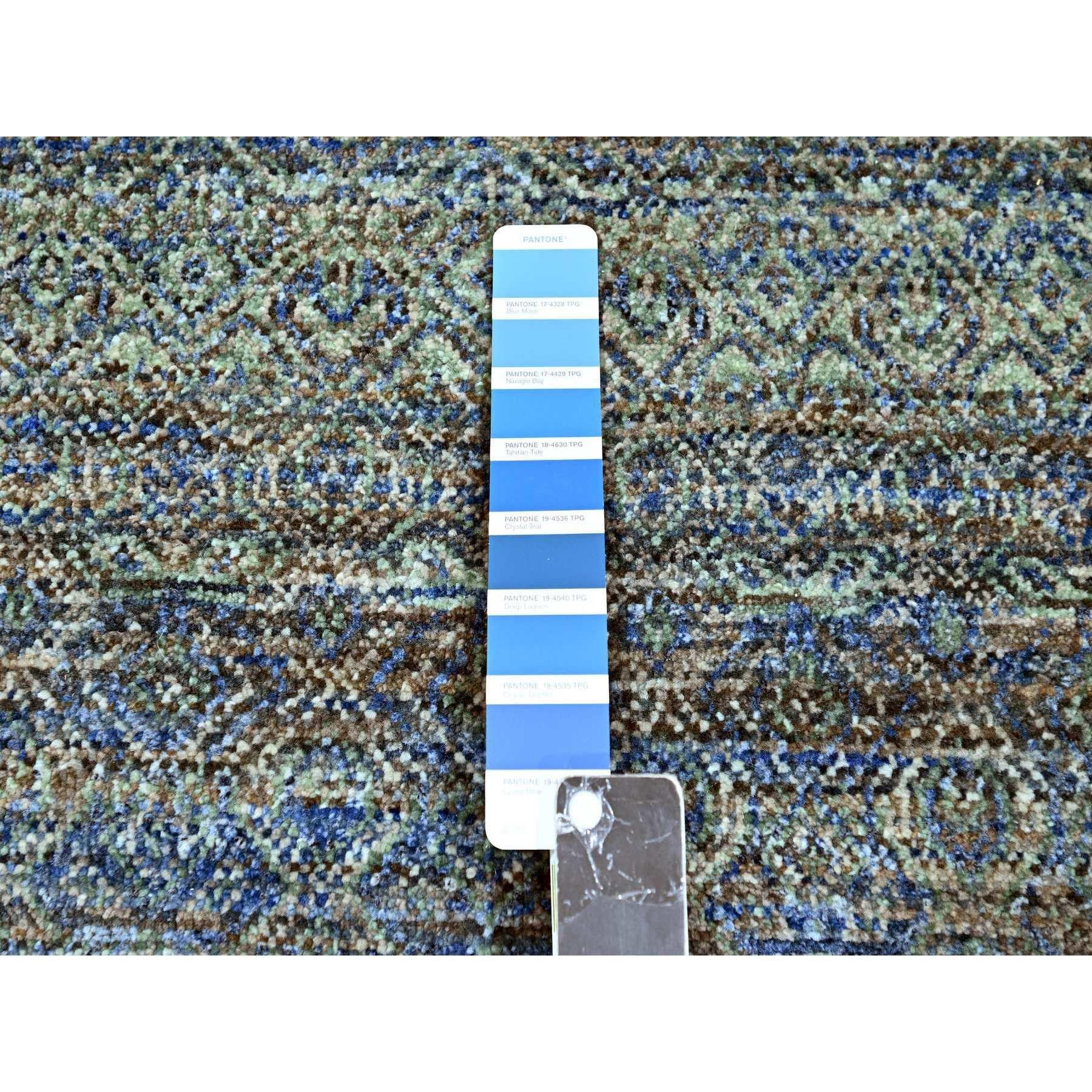XXIe siècle et contemporain Tapis oriental Kohinoor Herat bleu Yale à motif répétitif noué à la main en vente
