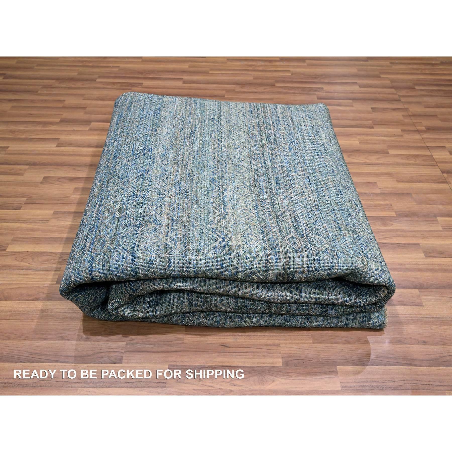 Tapis oriental Kohinoor Herat bleu Yale à motif répétitif noué à la main en vente 1