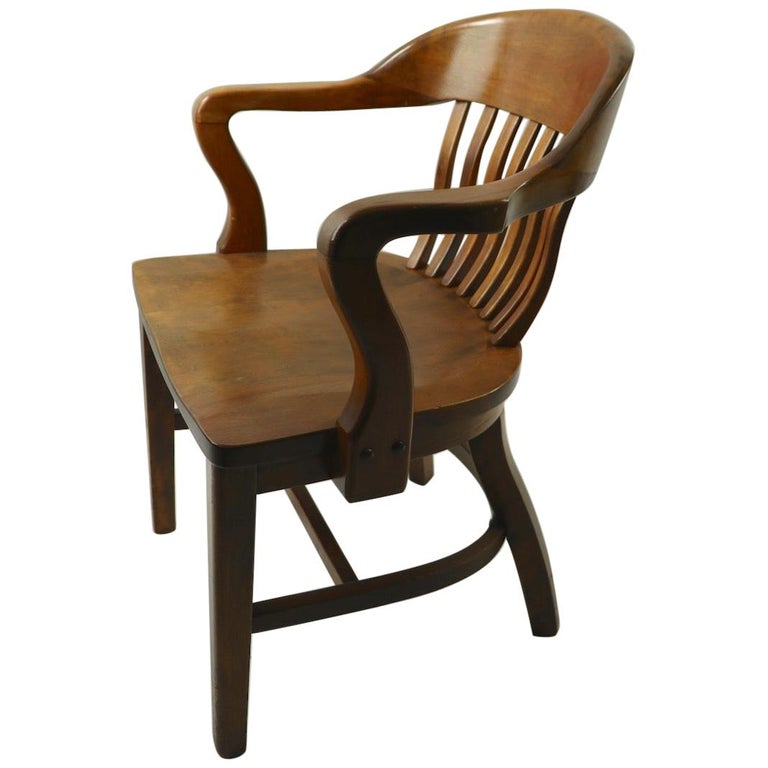 Yale Library Bank of England Office Desk Chair 1