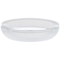 Yali Murano Hand Blown and Engraved  Cigar Ashtray