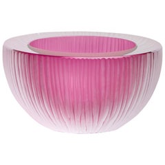 Yali Murano hand-blown and engraved Kasa Cigarette Ashtray Rubino