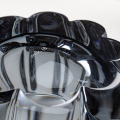 Yali Murano Hand Blown Fiori Conico Vase Grey