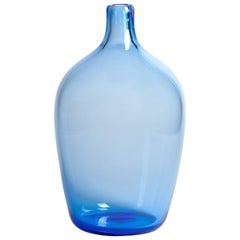 Yali Murano Hand Blown Monastiri #3 Vase Blue