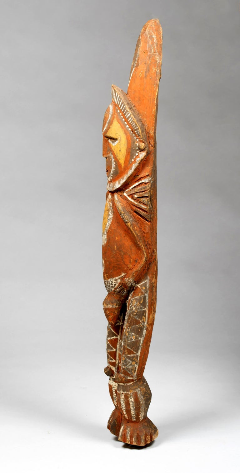 Papua New Guinean Yam Ancestor Figure TOTEM Pole Papua New Guinea with Provenance For Sale