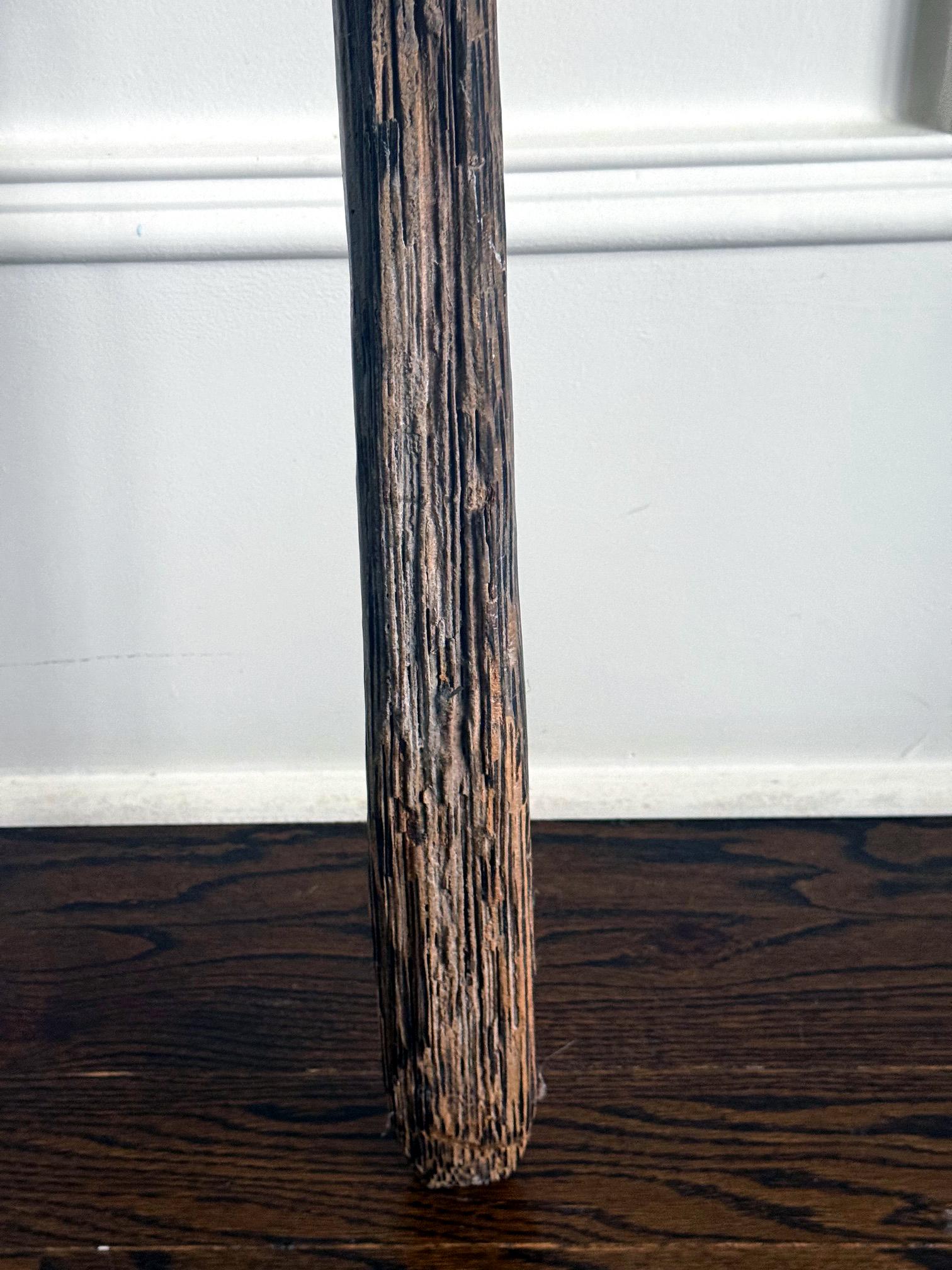 Yam Ceremonial Digging Stick with Carving Papua New Guinea in vendita 6