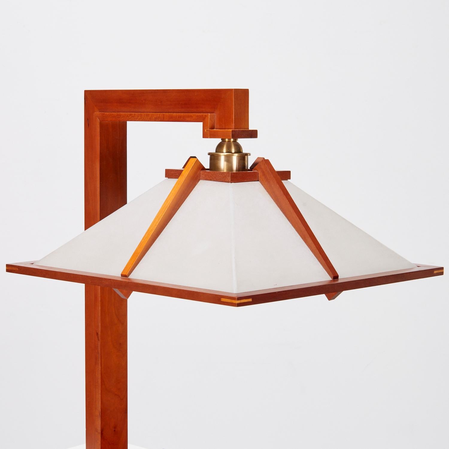 Prairie School Yamagiwa USA Corp, Licensed Frank Lloyd Wright Foundation Taliesin Table Lamp For Sale