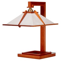 Vintage Yamagiwa USA Corp, Licensed Frank Lloyd Wright Foundation Taliesin Table Lamp