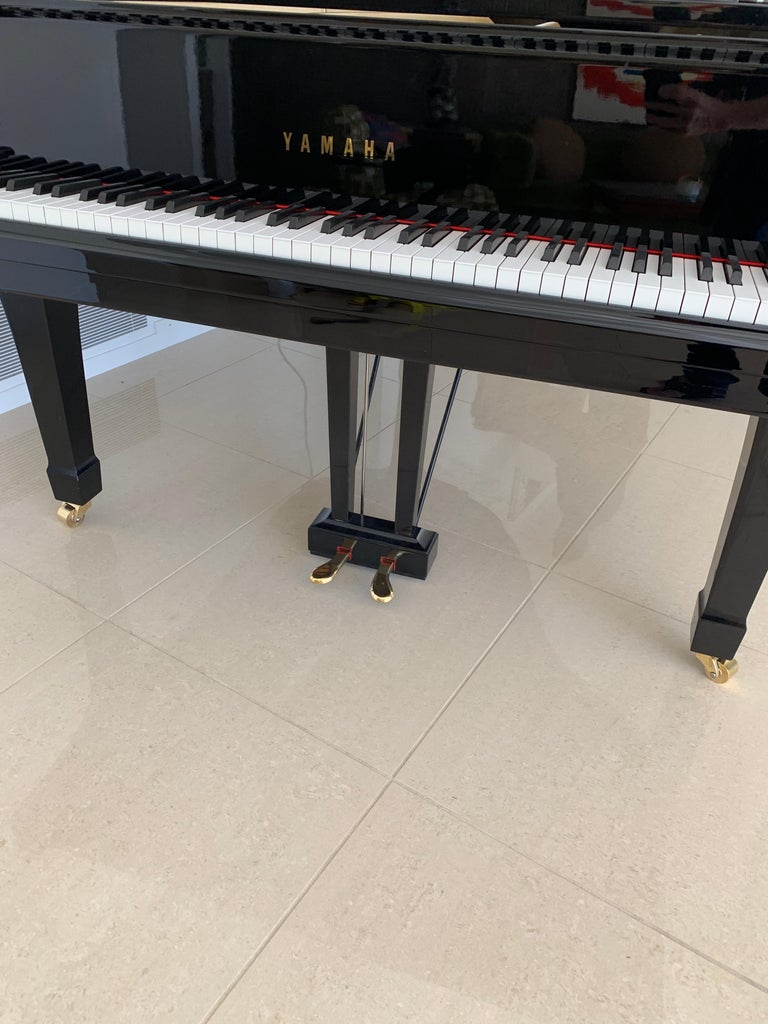 Yamaha C3 Grand Piano with Piano Disc Prodigy Player at 1stDibs
