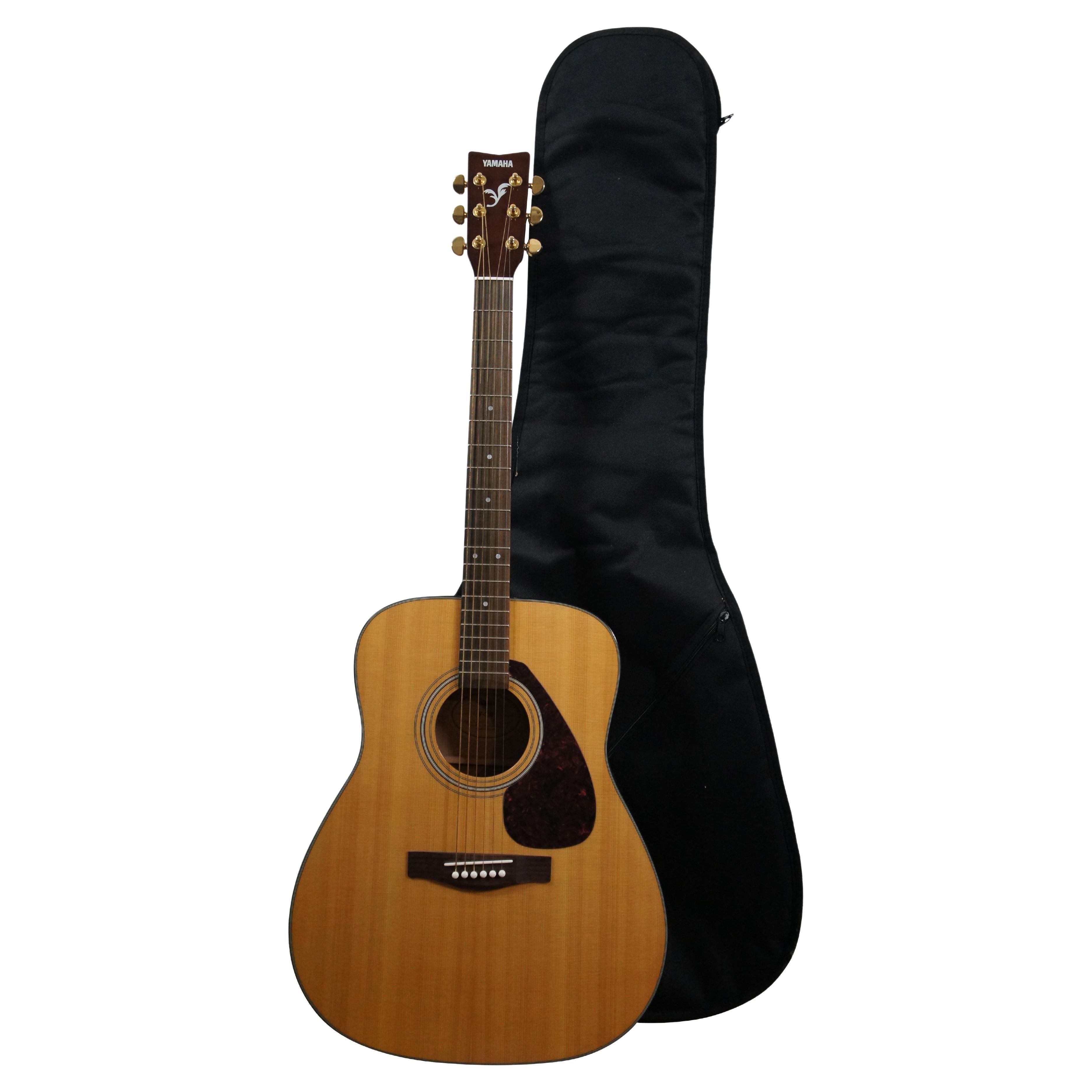 Yamaha F335 Acoustic Guitar w Tuner Strings & Soft Shell Case  For Sale