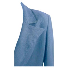 YohjiYamamoto BiasCut RibbonTrimmed Wool NotchedLapelJacket&MaxiSkirt Suit 1990s