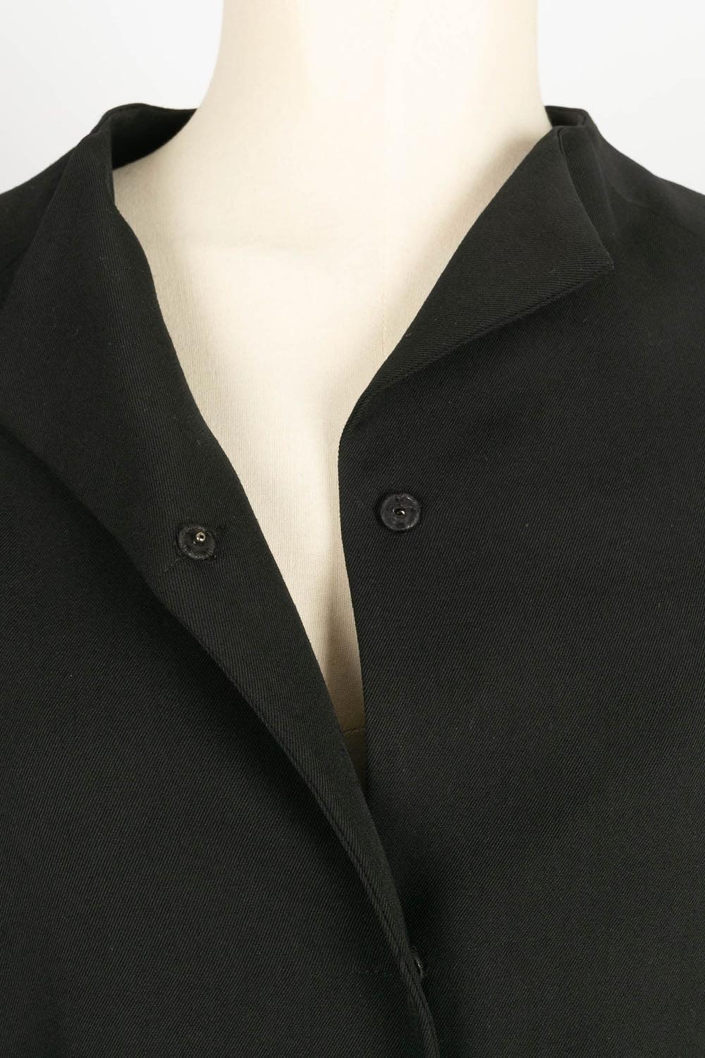 Yamamoto Black Wool Jacket For Sale 1