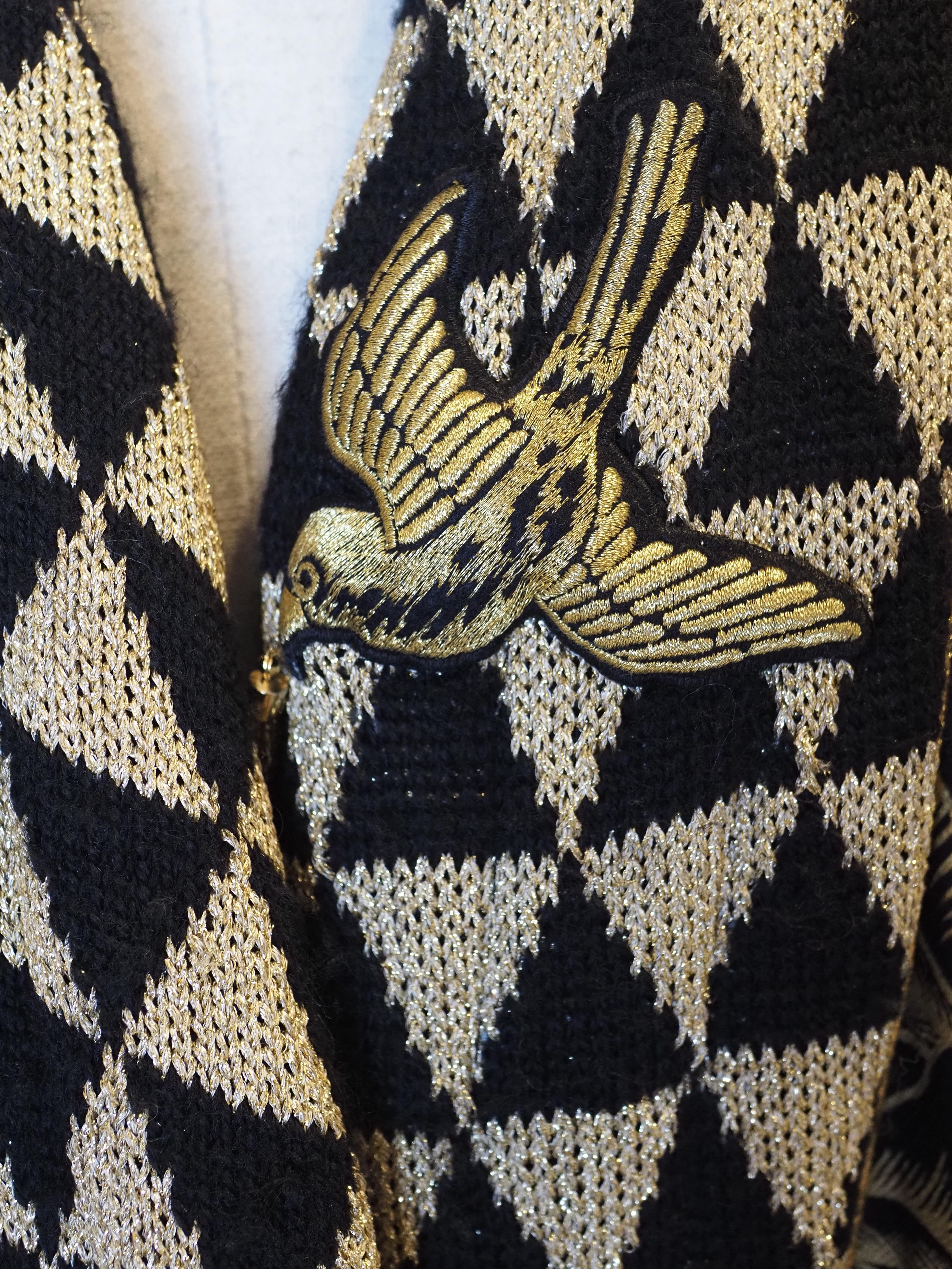 Cappotto Yamamoto in oro multicolore in vendita 5