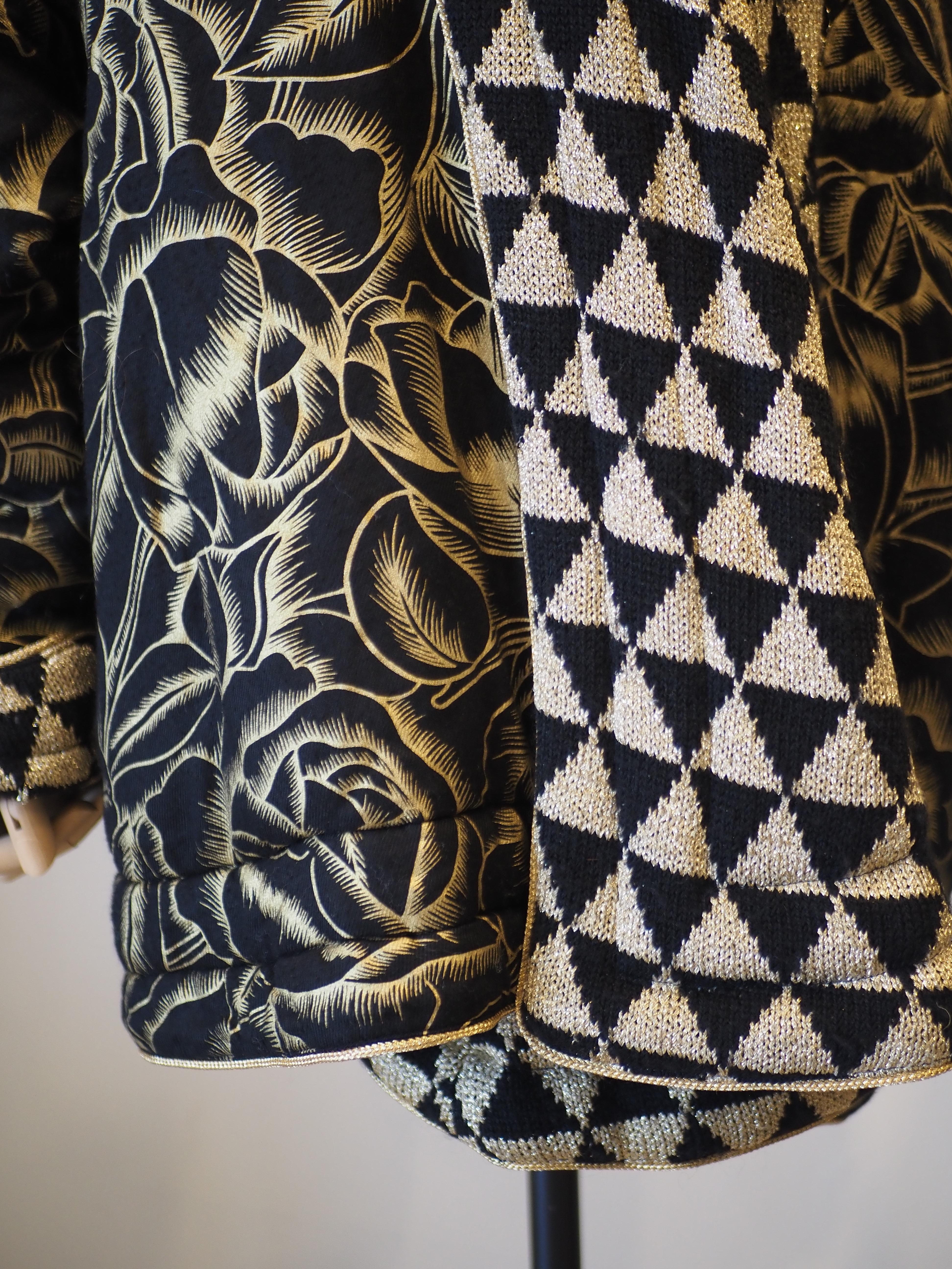 Cappotto Yamamoto in oro multicolore in vendita 7