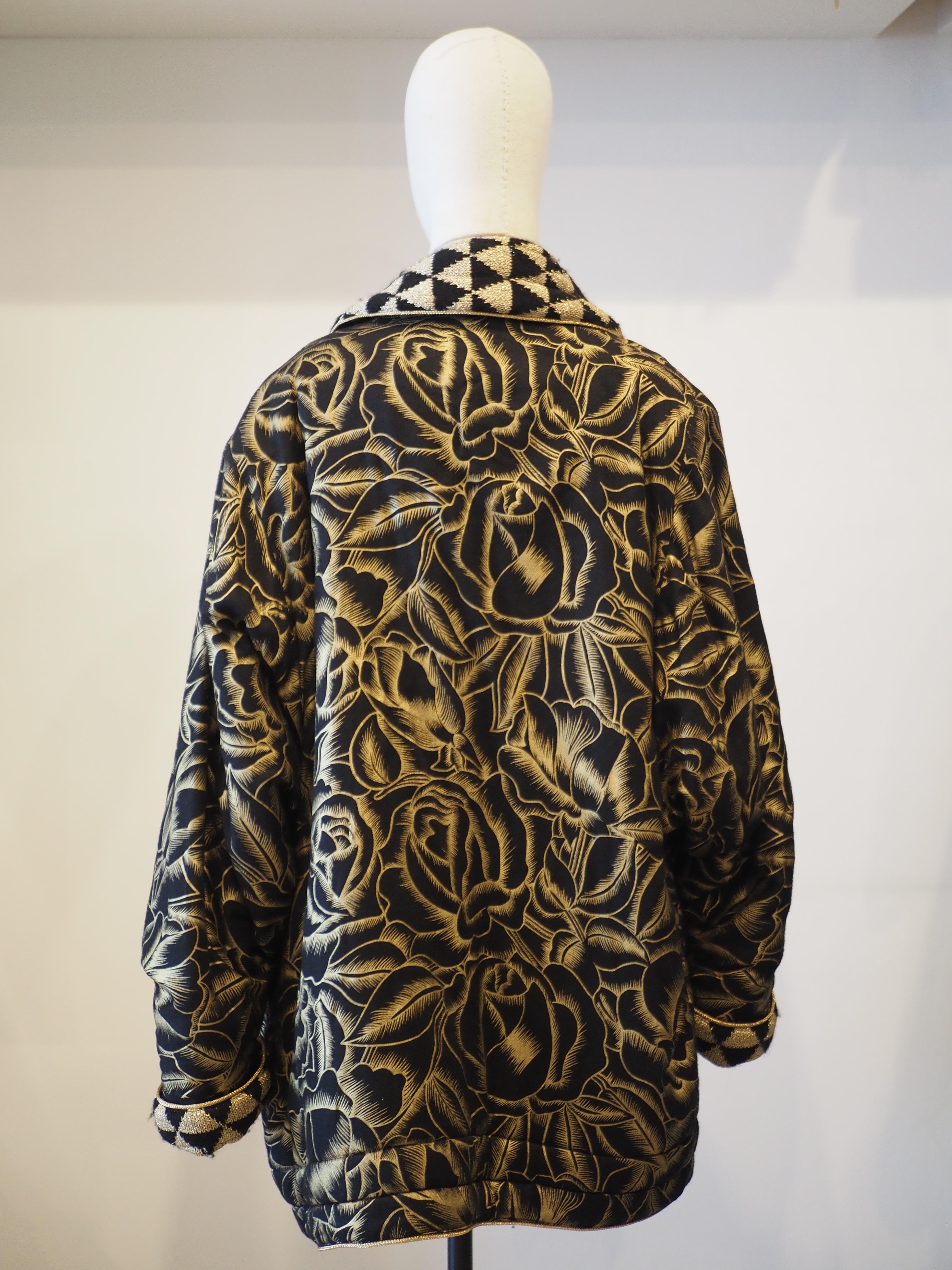 Cappotto Yamamoto in oro multicolore in vendita 8