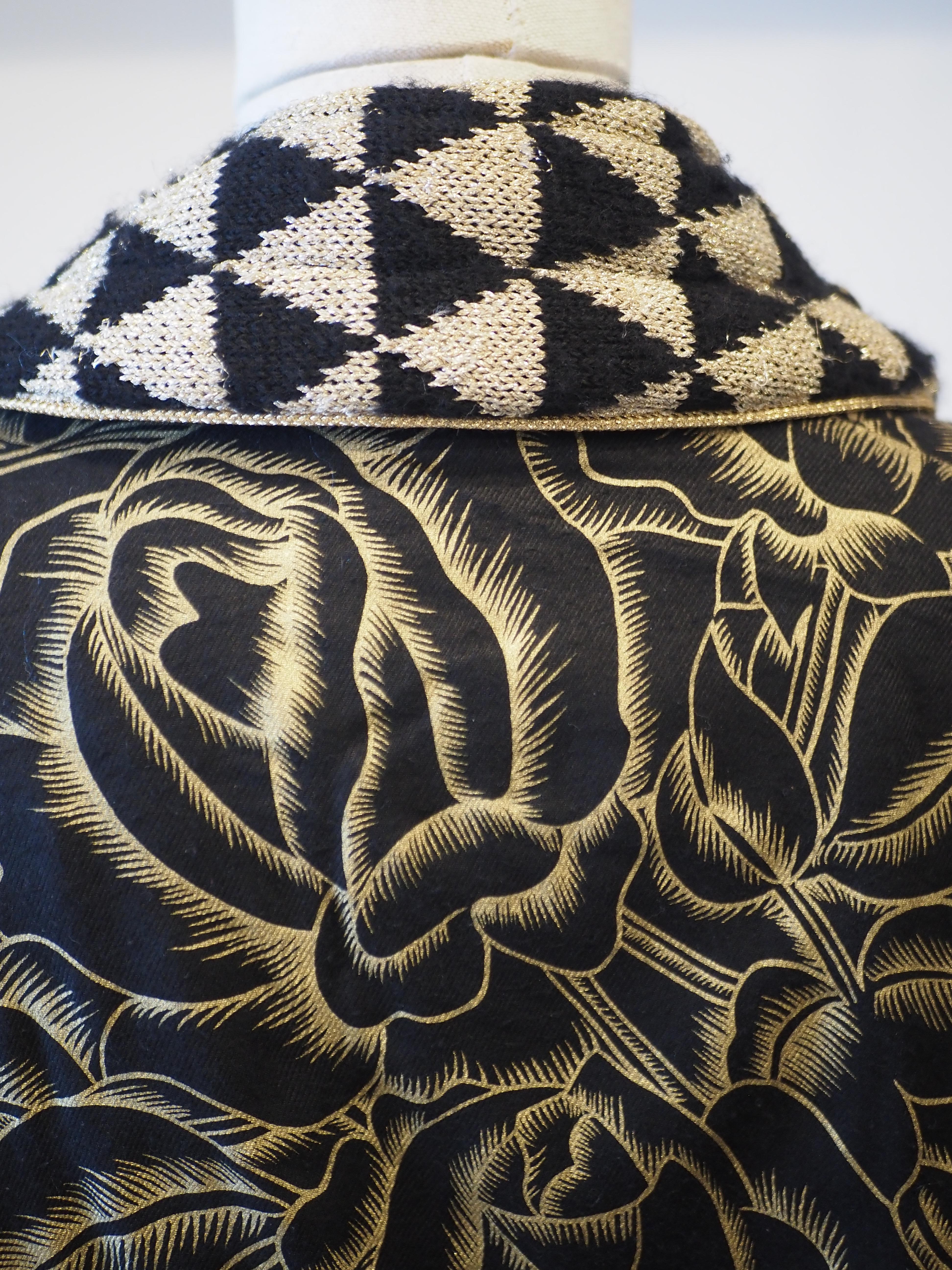 Cappotto Yamamoto in oro multicolore in vendita 13
