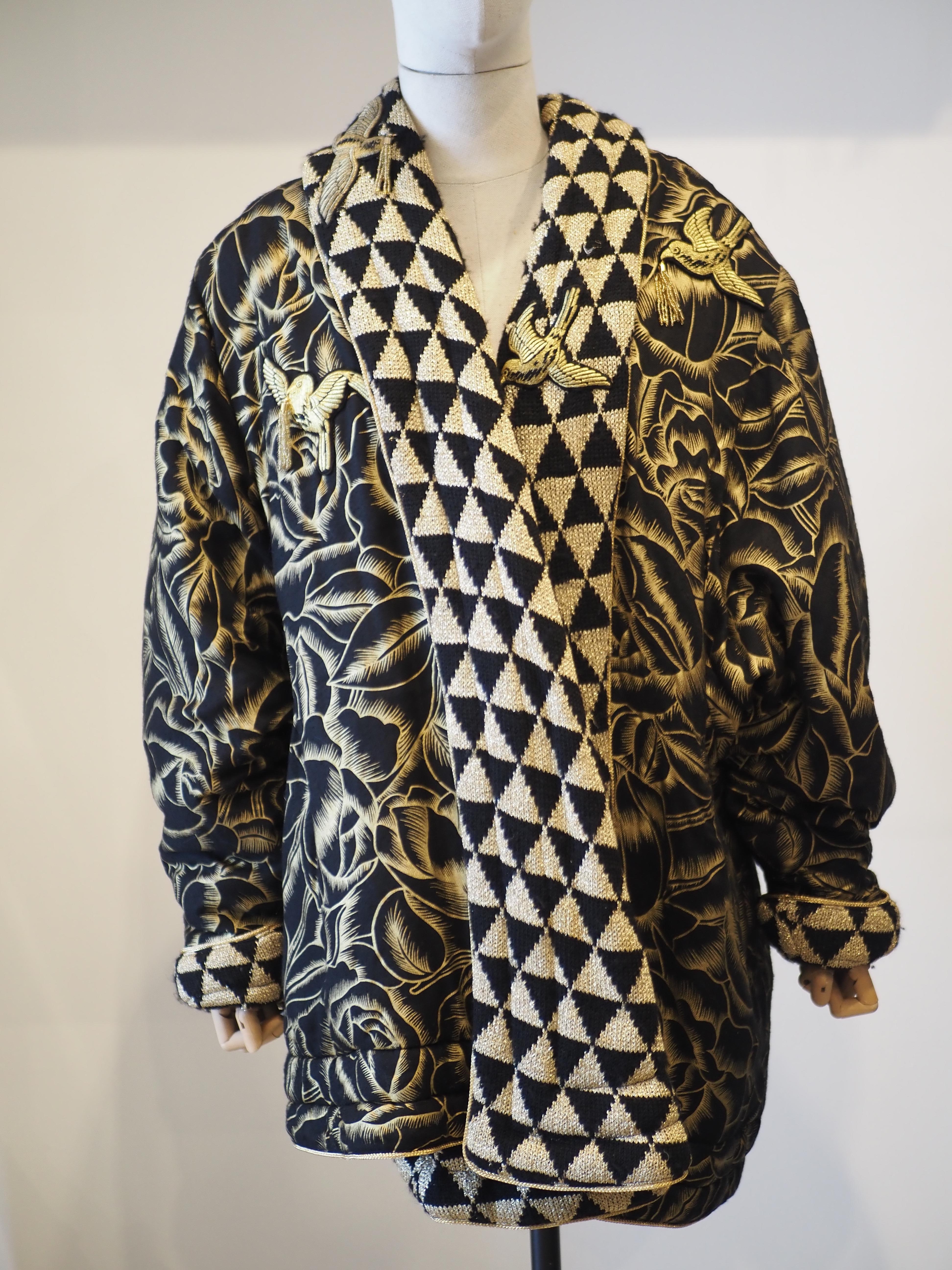 Cappotto Yamamoto in oro multicolore
totalmente made in Japan taglia S