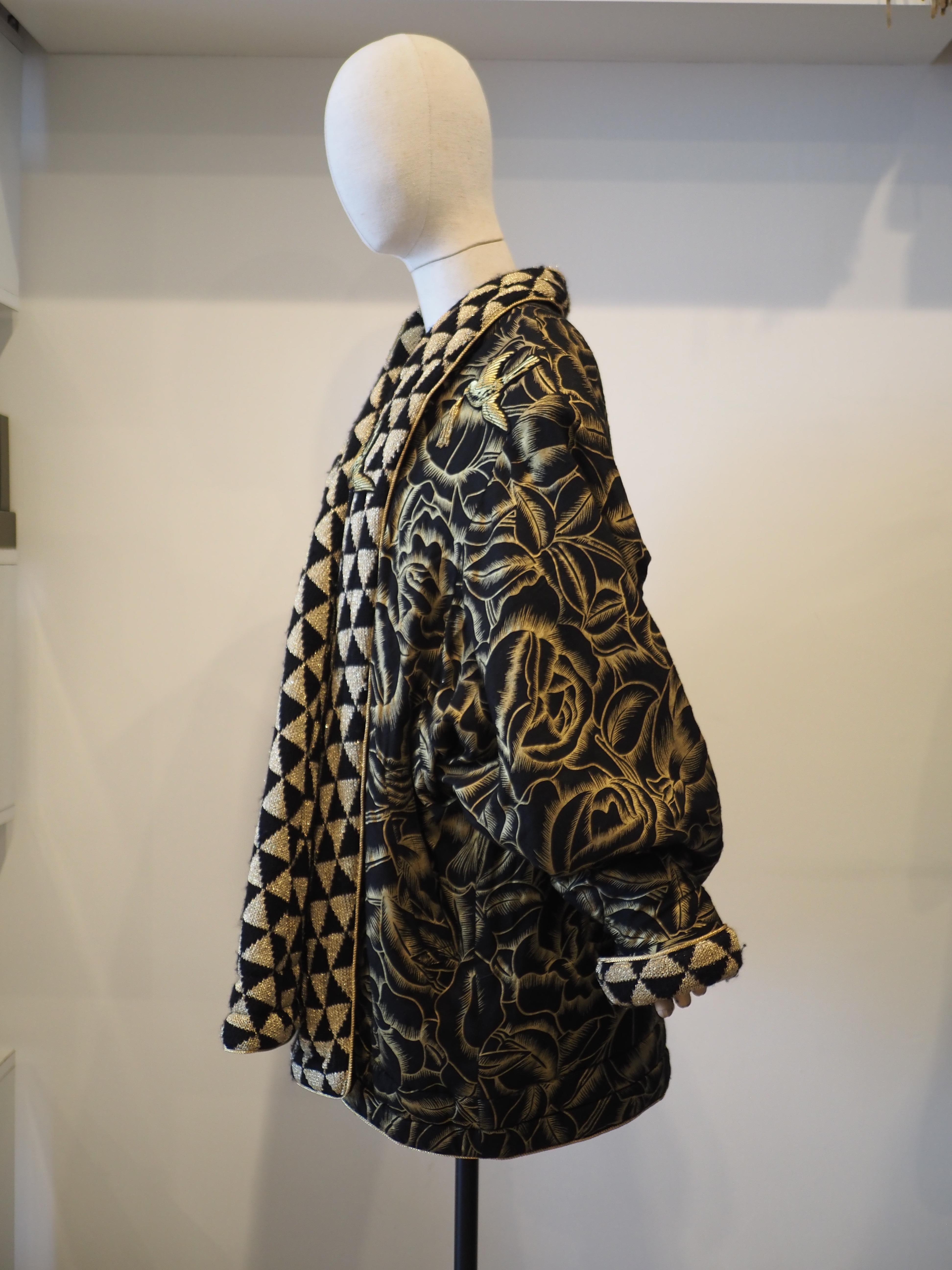 Cappotto Yamamoto in oro multicolore In condizioni ottime in vendita a Capri, IT