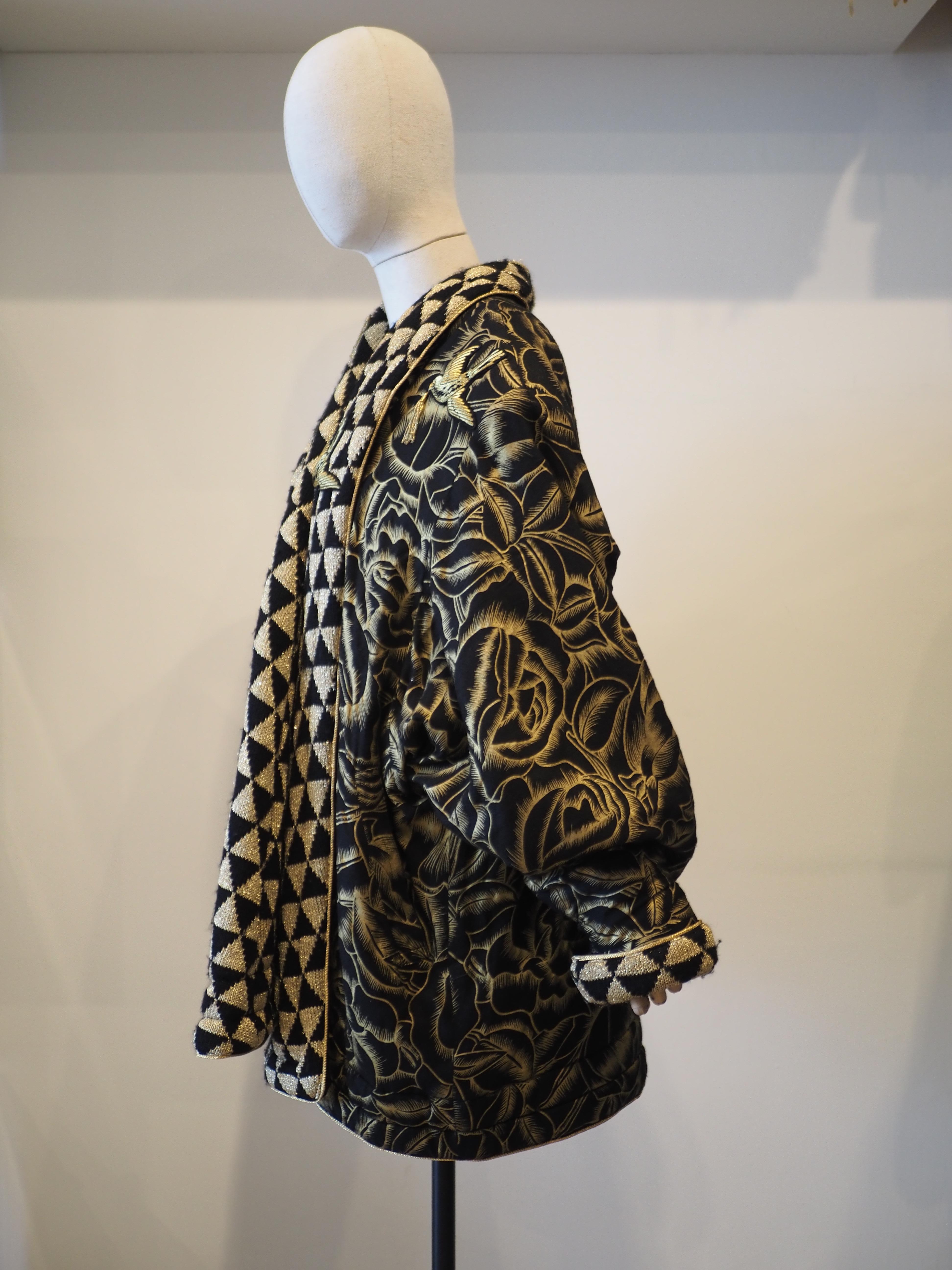 da uomo o donna Cappotto Yamamoto in oro multicolore in vendita