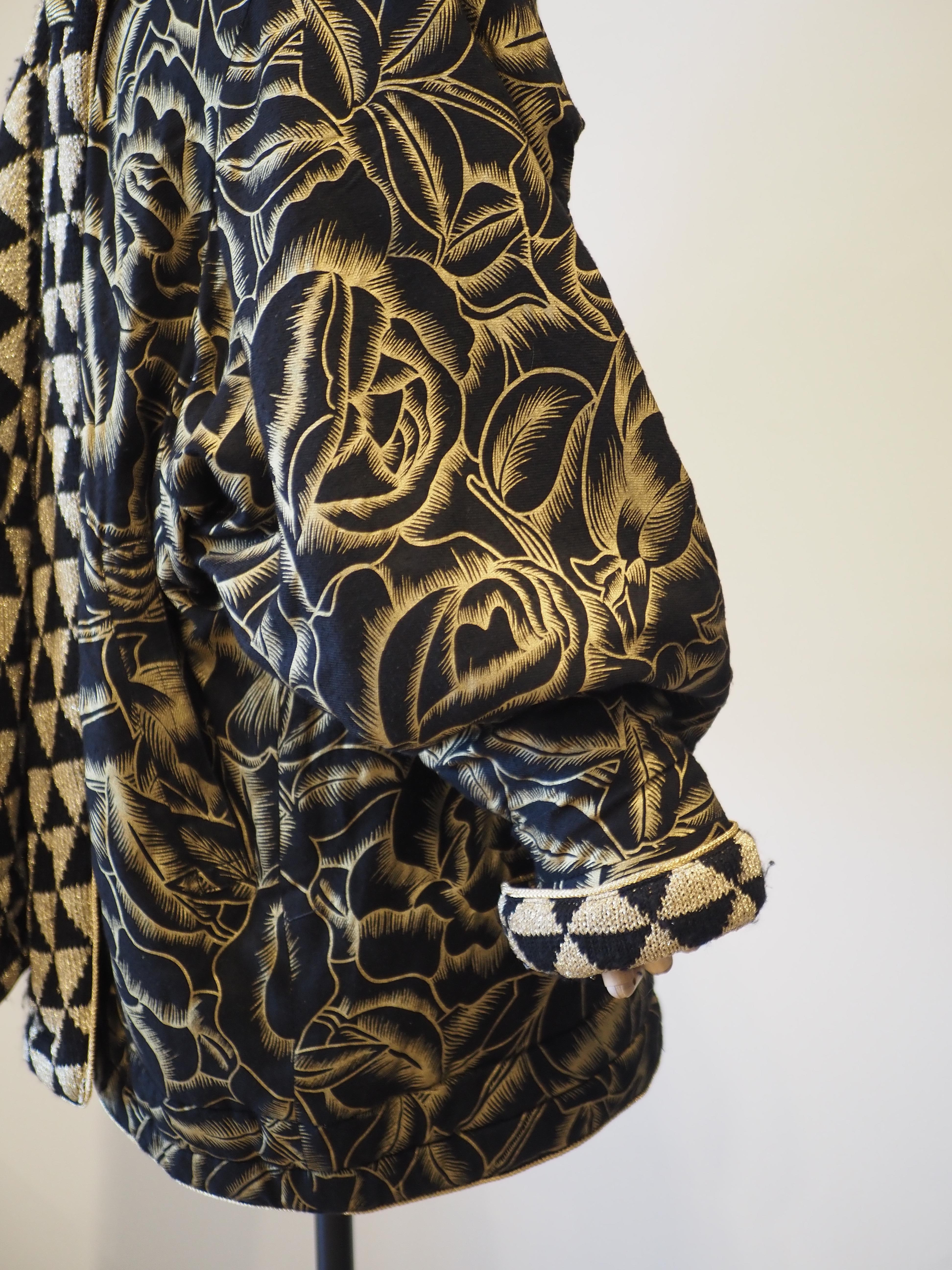 Cappotto Yamamoto in oro multicolore in vendita 2