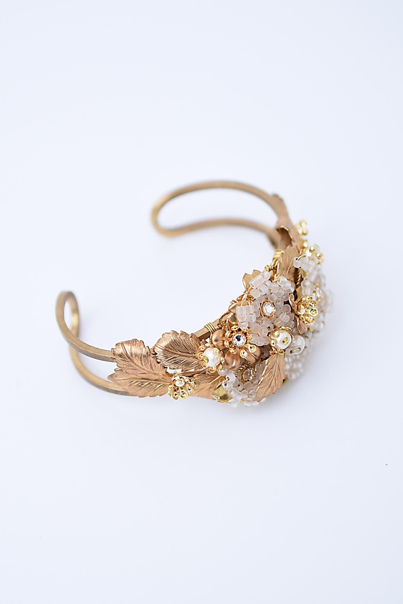 Bracelet jonc vintage yamasakura en perles vintage, bracelet jonc vintage Pour femmes en vente