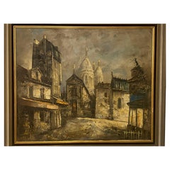 Yamazaki Osamu (japonés) París 1941 Basílica del Sacré-Cœur Pintura al óleo sobre lienzo
