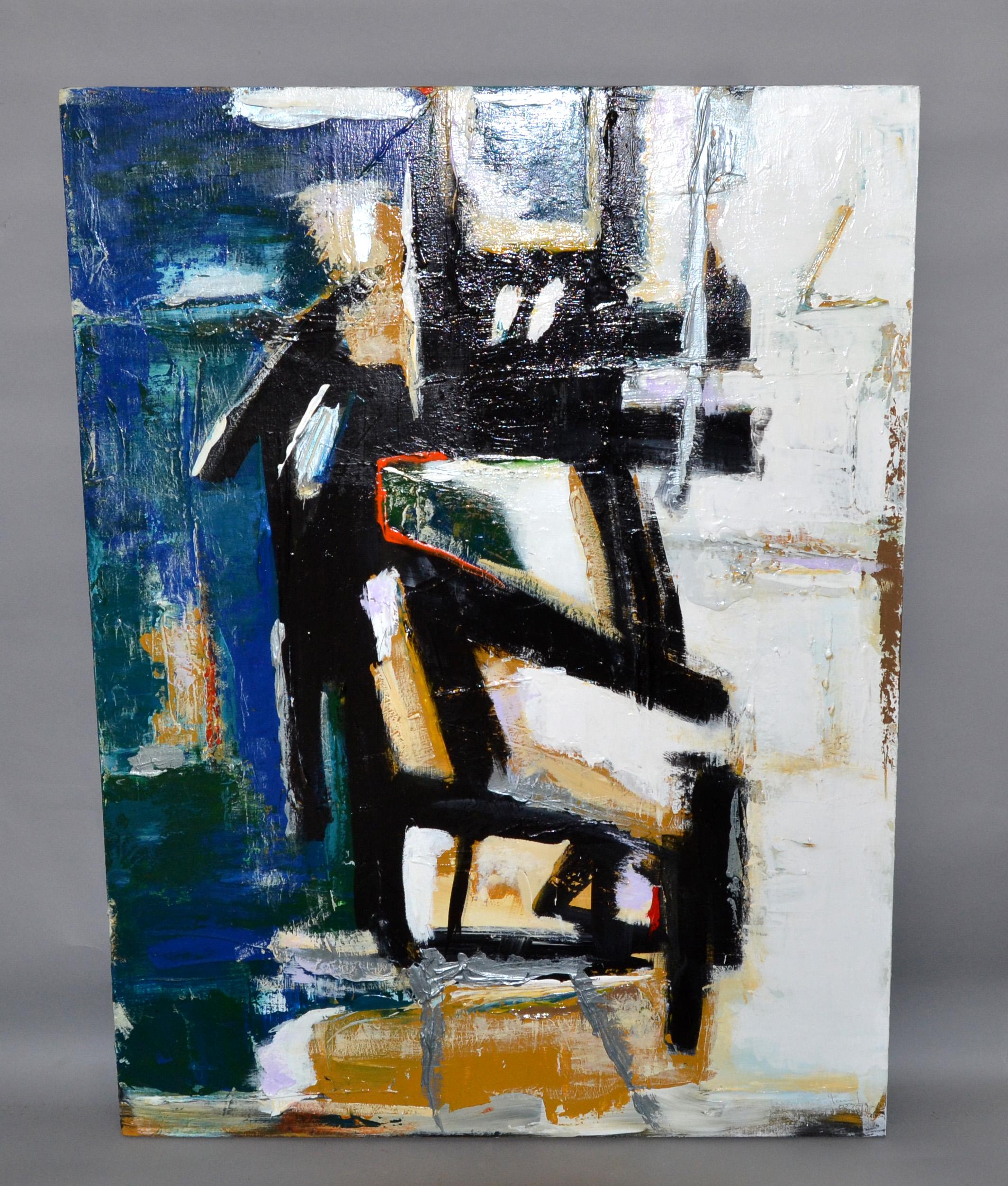 Peinture abstraite multicolore de Yamil O. Cardenas peinture abstraite en acrylique sur toile.
Signé et daté, 02/2019 dans le coin avant droit.
Yamil O. Cardenas est né à Cuba en 1972 et a récemment déménagé à Miami, aux États-Unis.
En