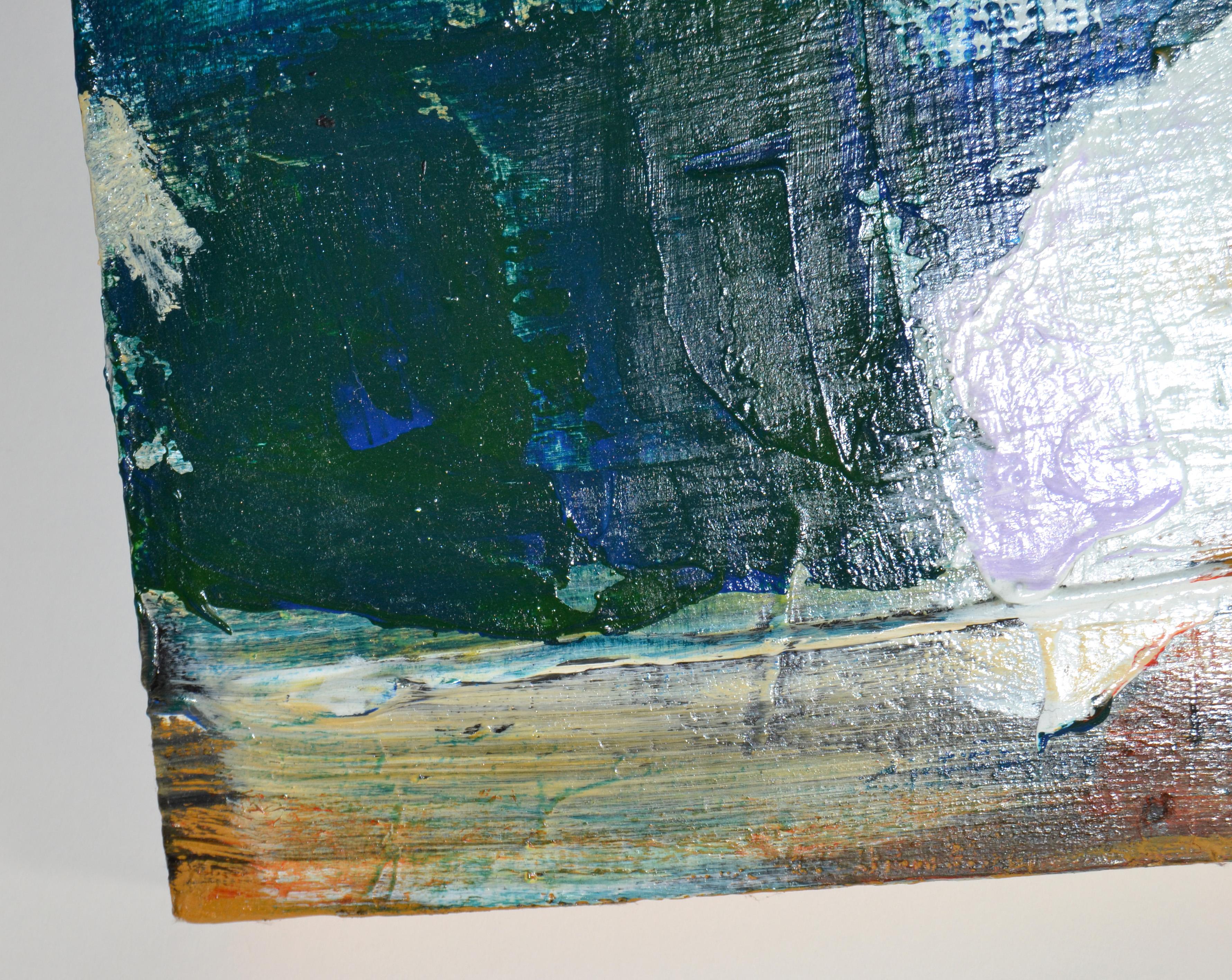 Yamil O. Cardenas Mehrfarbiges abstraktes Gemälde in Acryl auf Leinwand 2019 im Angebot 2