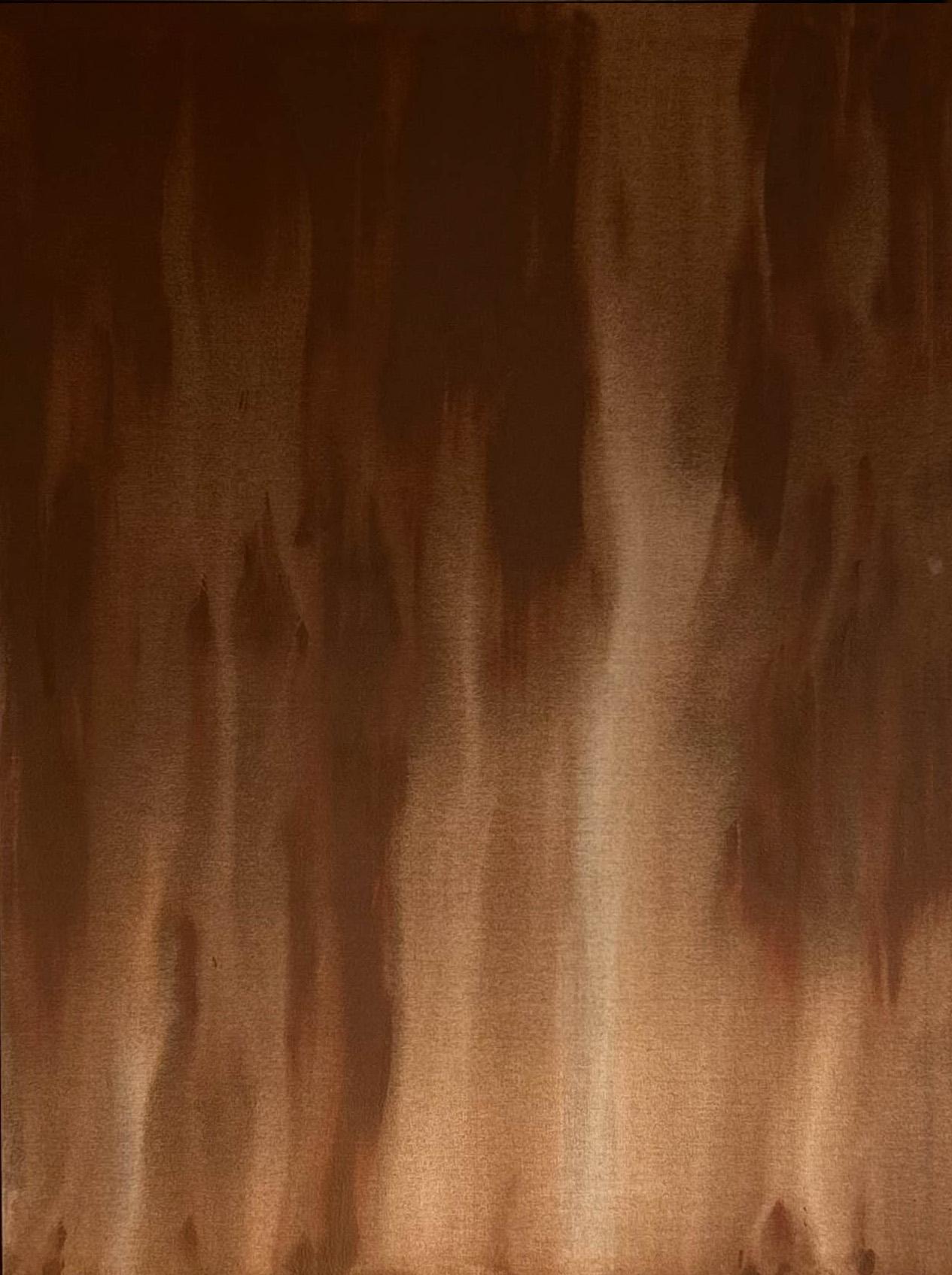 ABSTRACT Contemporary Abstract Brown Earth Colors Nature Yamila Miglioranza NEW For Sale 2