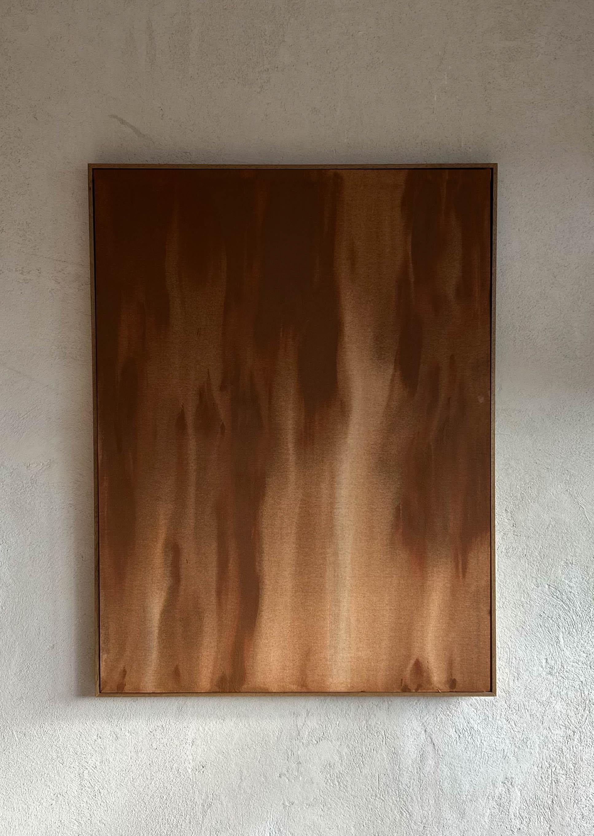 ABSTRACT Contemporary Abstract Brown Earth Colors Nature Yamila Miglioranza NEW For Sale 4