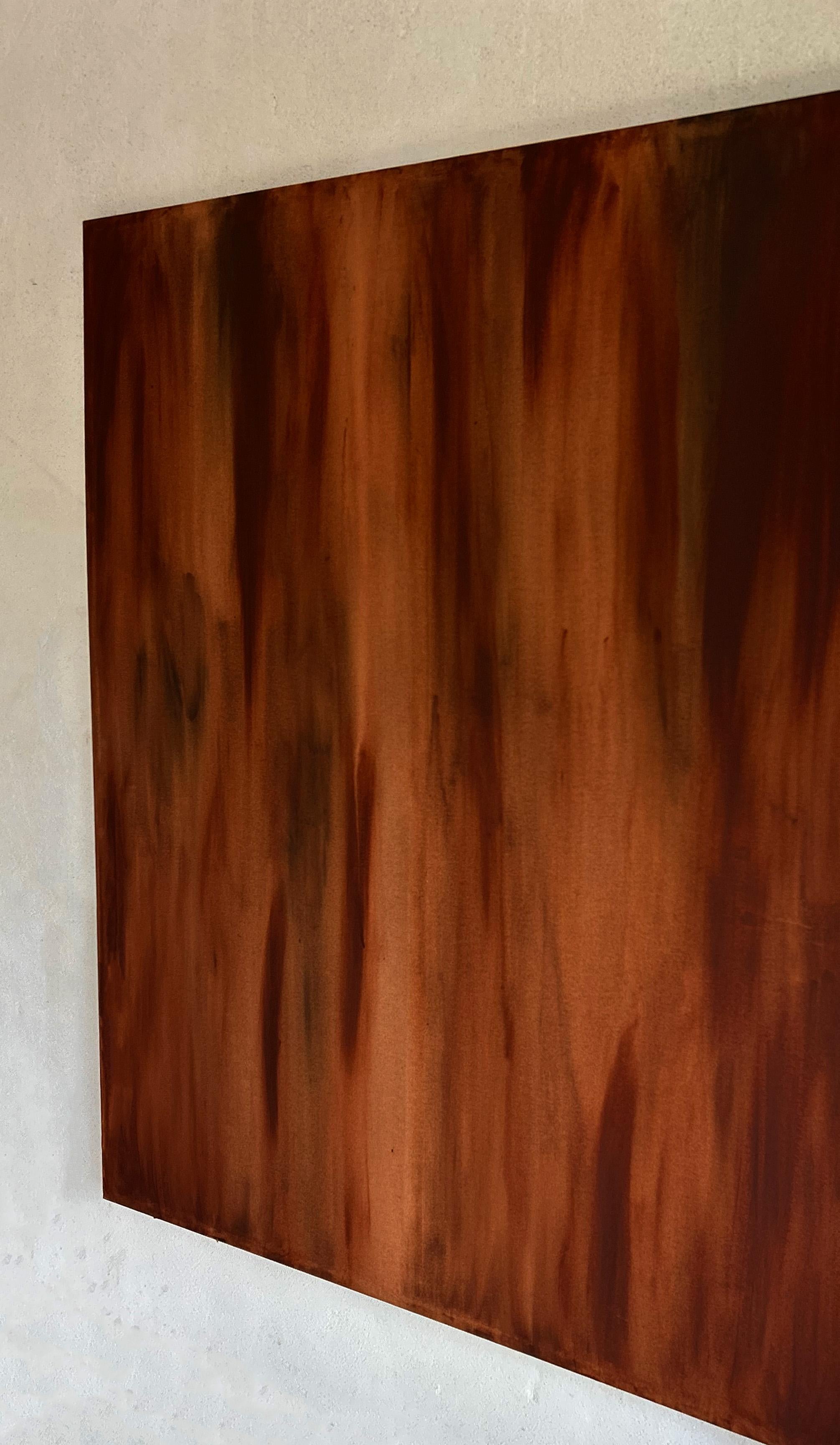 ABSTRACT Contemporary Abstract Earth Brown Colors Nature Yamila Miglioranza NEW For Sale 1