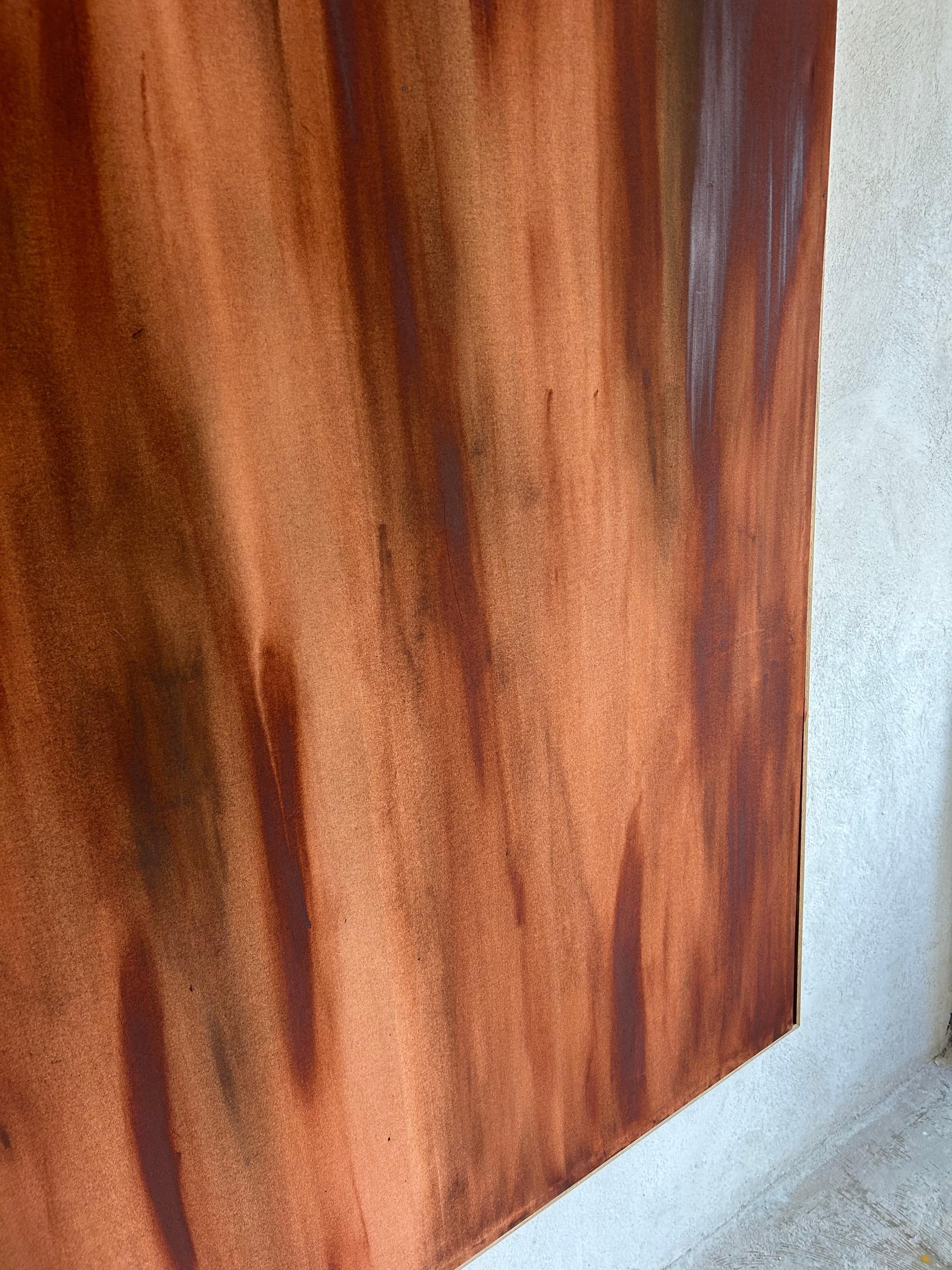 ABSTRACT Contemporary Abstract Earth Brown Colors Nature Yamila Miglioranza NEW For Sale 2