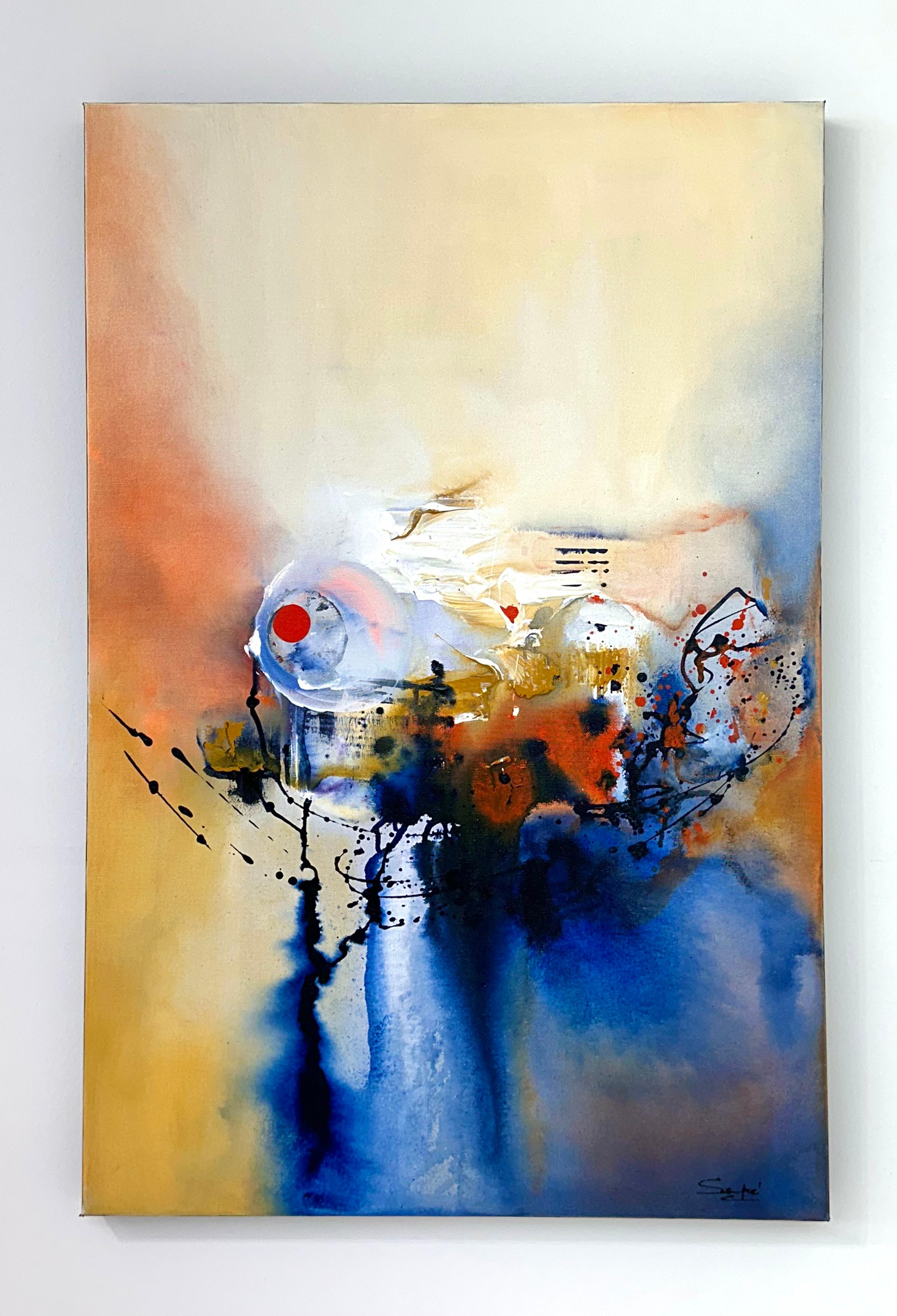 Archaic Records, Abstract Painting For Sale 1