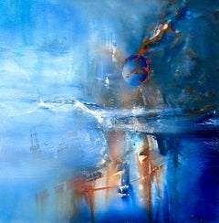 Intuizione blu, Pittura astratta