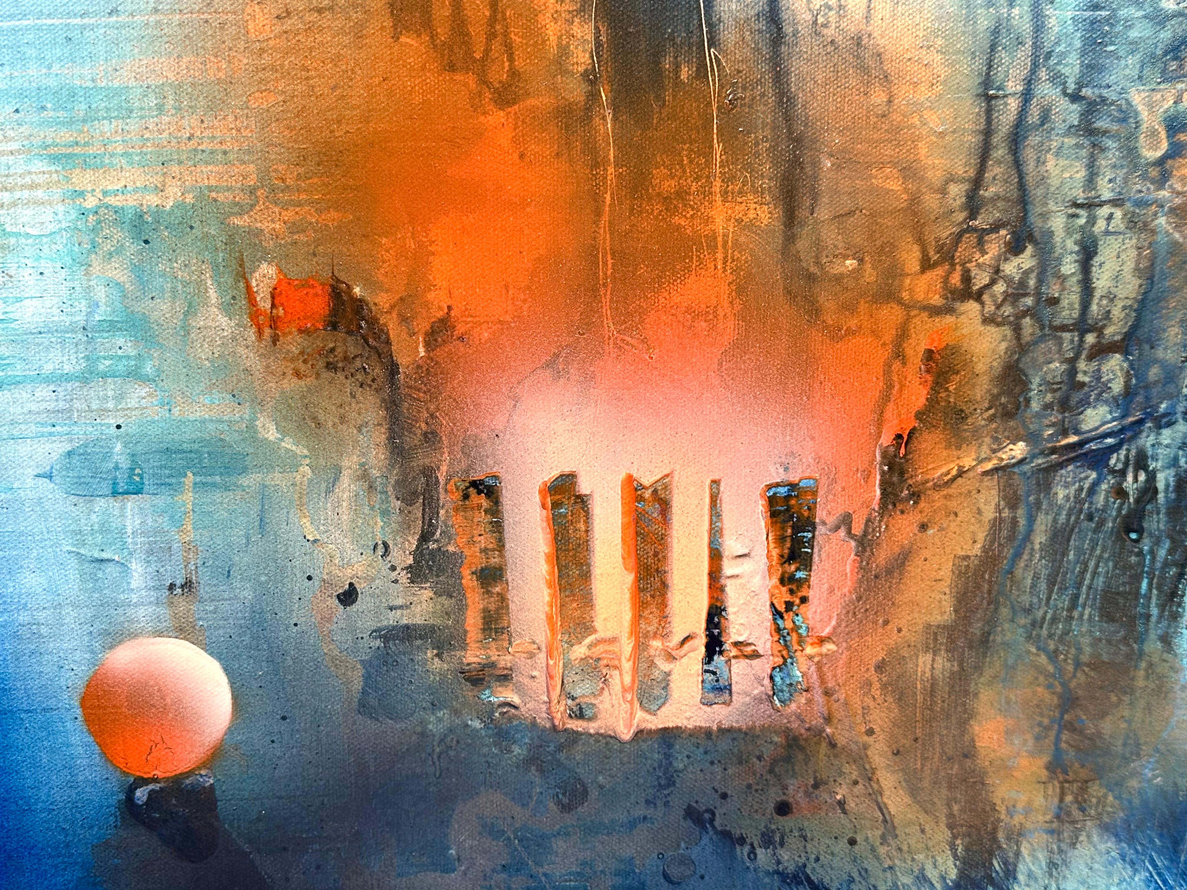 Enigma, Abstraktes Gemälde im Angebot 2